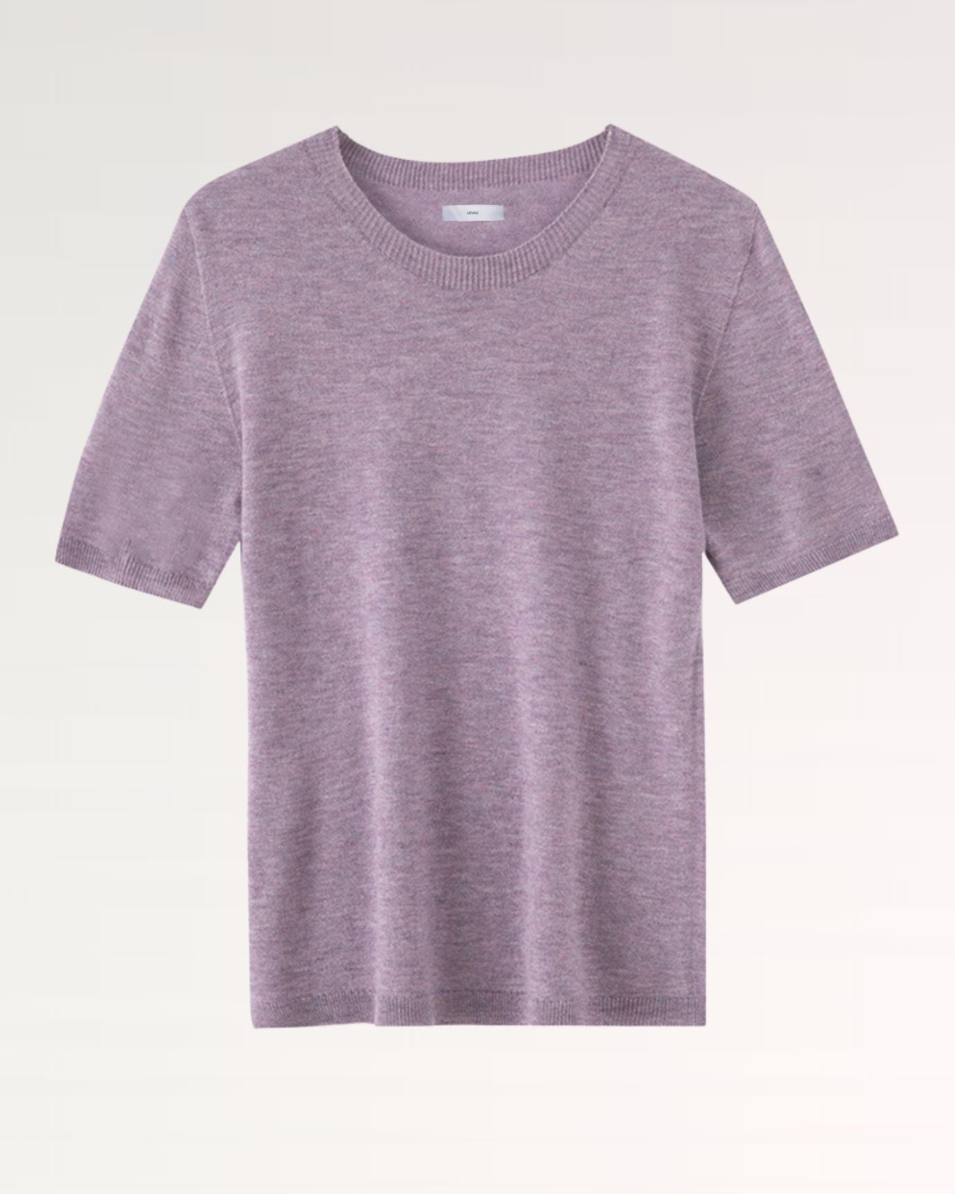 Wool Soft Knitted T-Shirt Half Sleeve
