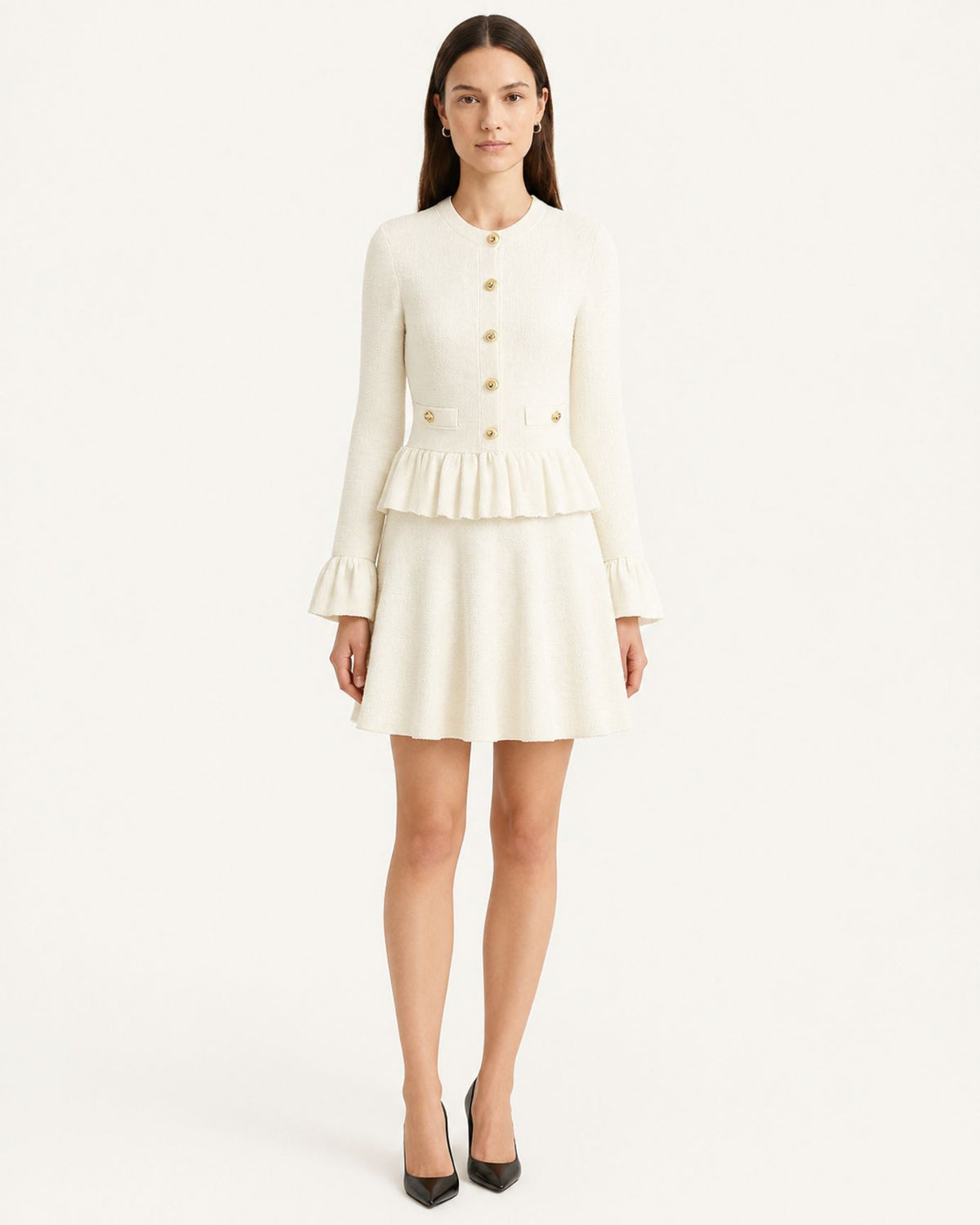 Kira Slim-Fit Shimmer Knit Dress