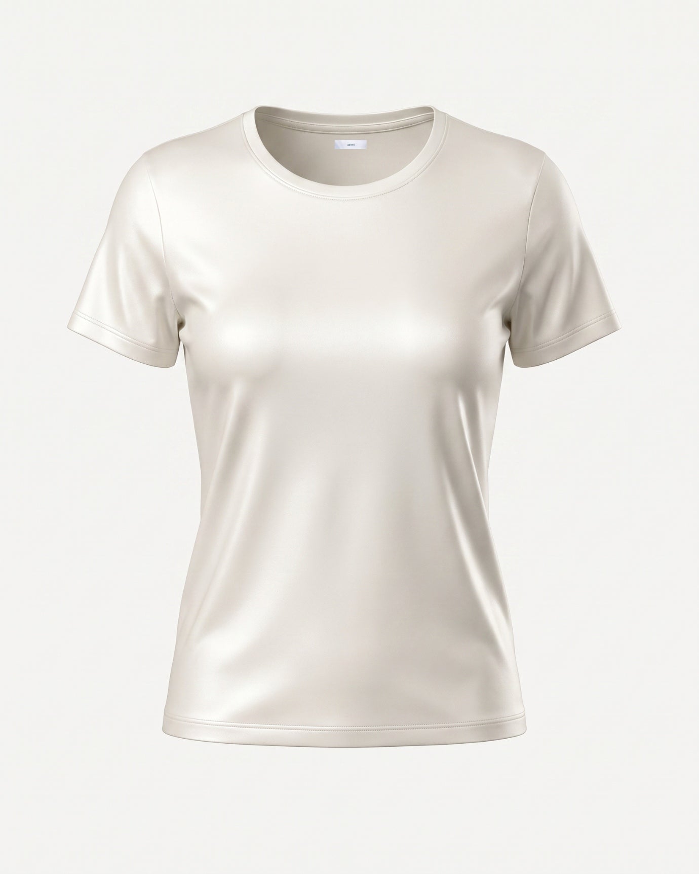 High-end Mercerized Cotton Woman Round Neck T-Shirt