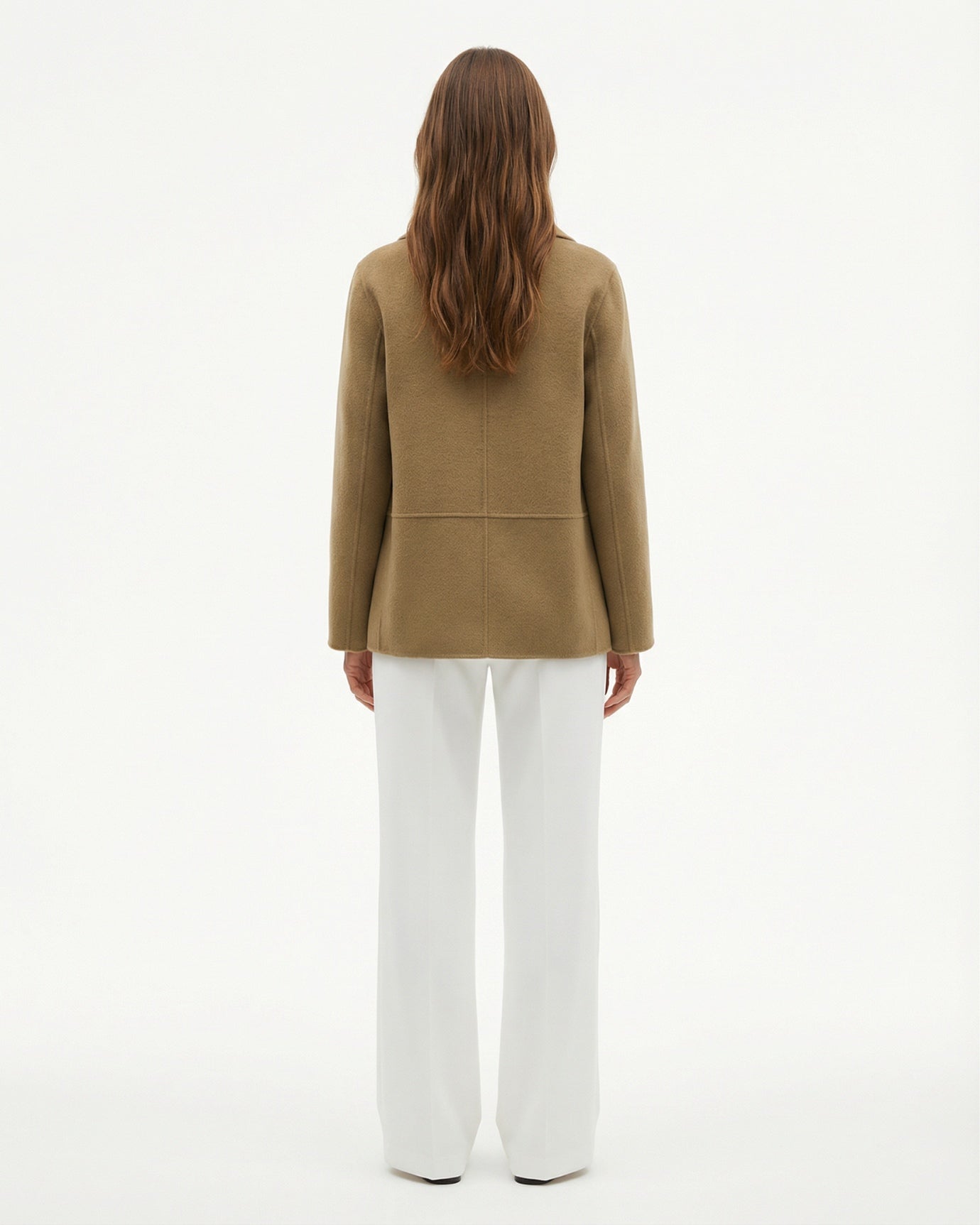 Rhi Elegant Double-Sided Pure Wool Jacket- Coat