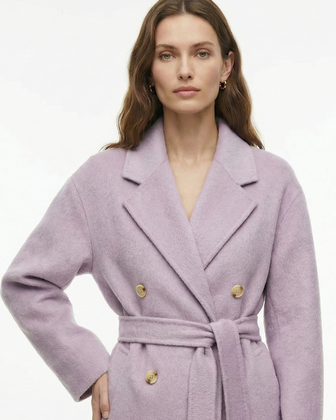 Handmade Alpaca Suli Velvet Double-Sided Cashmere Coat