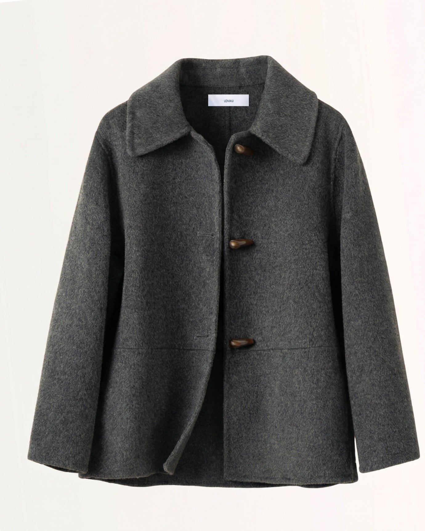Rhi Elegant Double-Sided Pure Wool Jacket- Coat