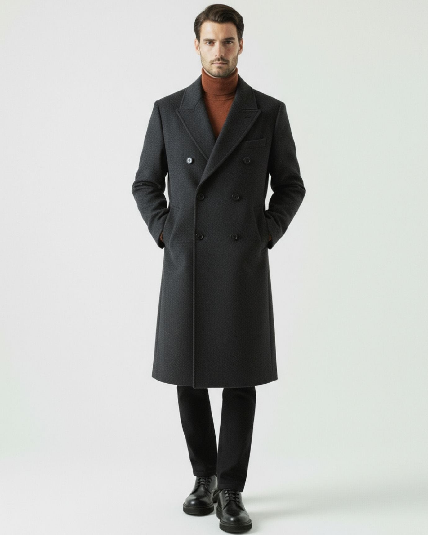 Cashmere & Wool Coat Loose Fit