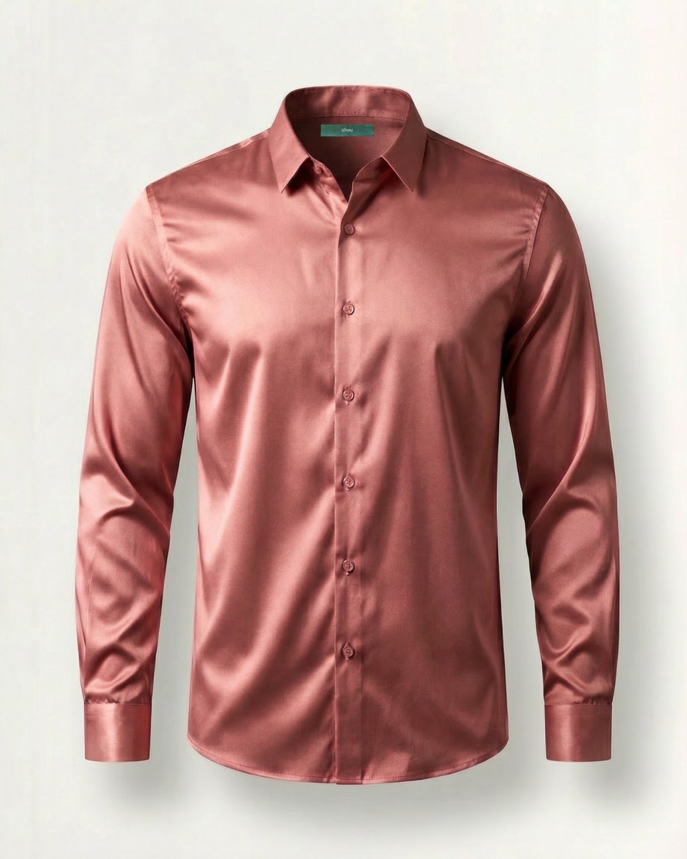 Camisa con textura de seda