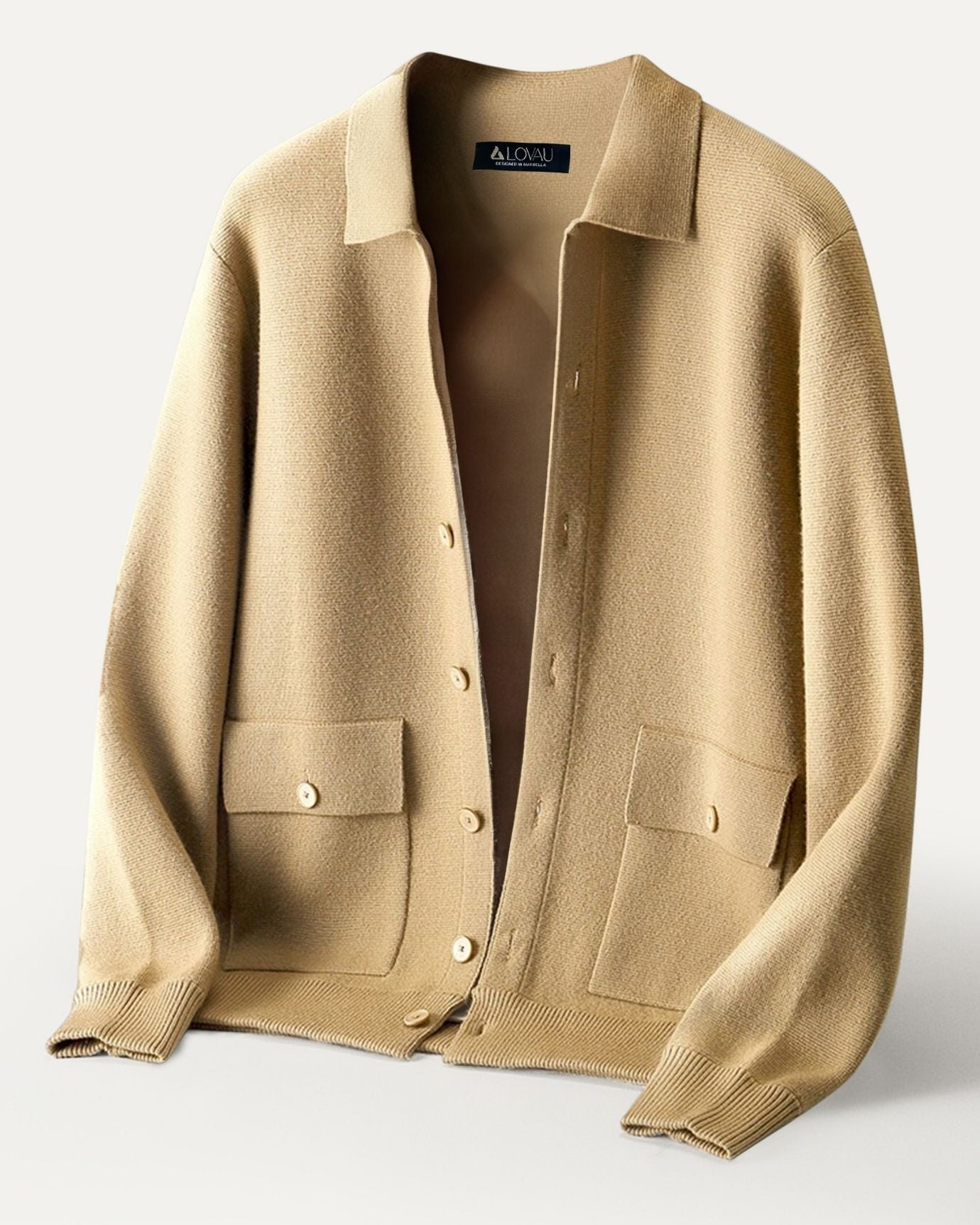 Retro Cardigan Jacke Kaschmir &amp; Wollmischung