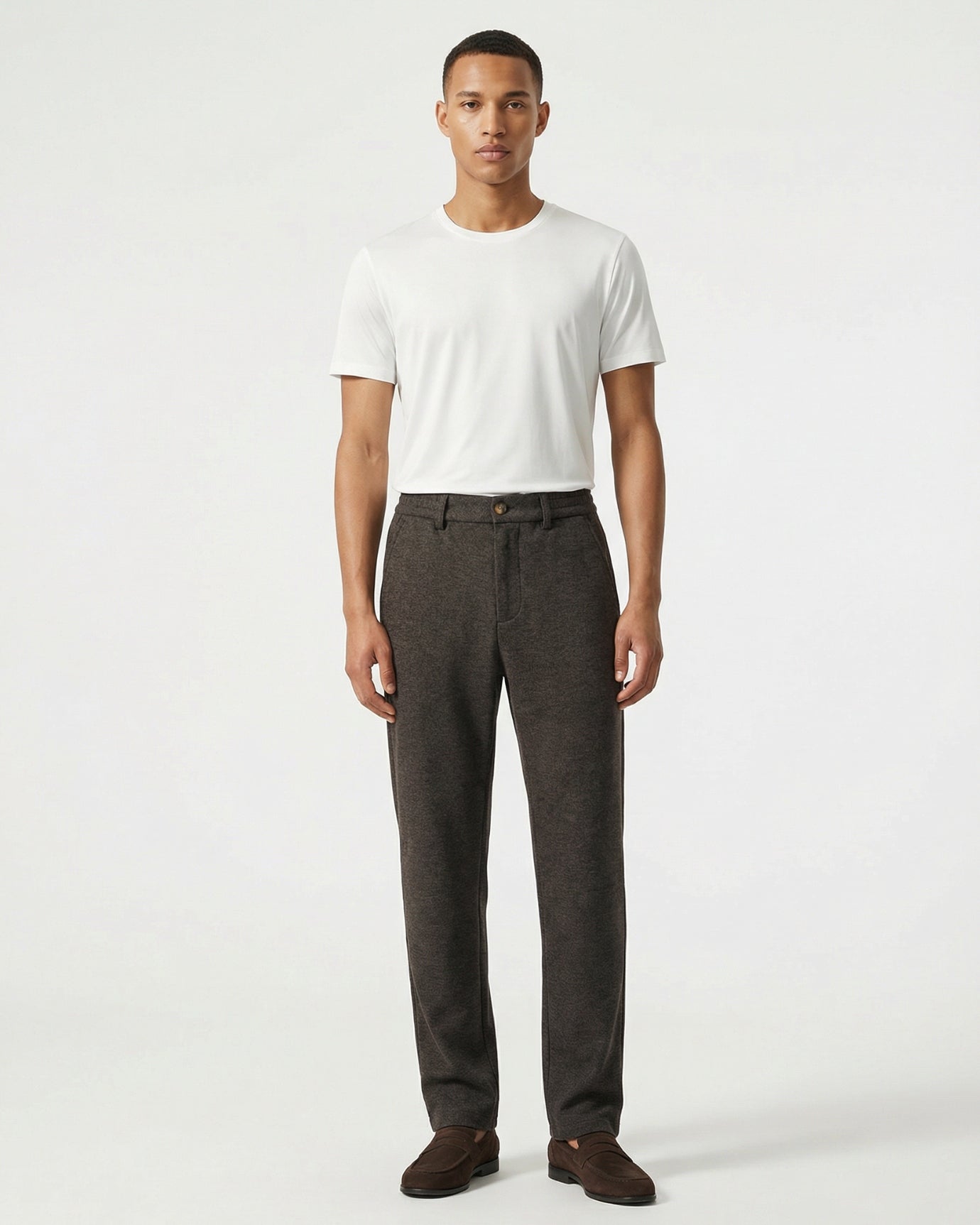 Old Money Style Trousers Loose Straight-Leg Pants