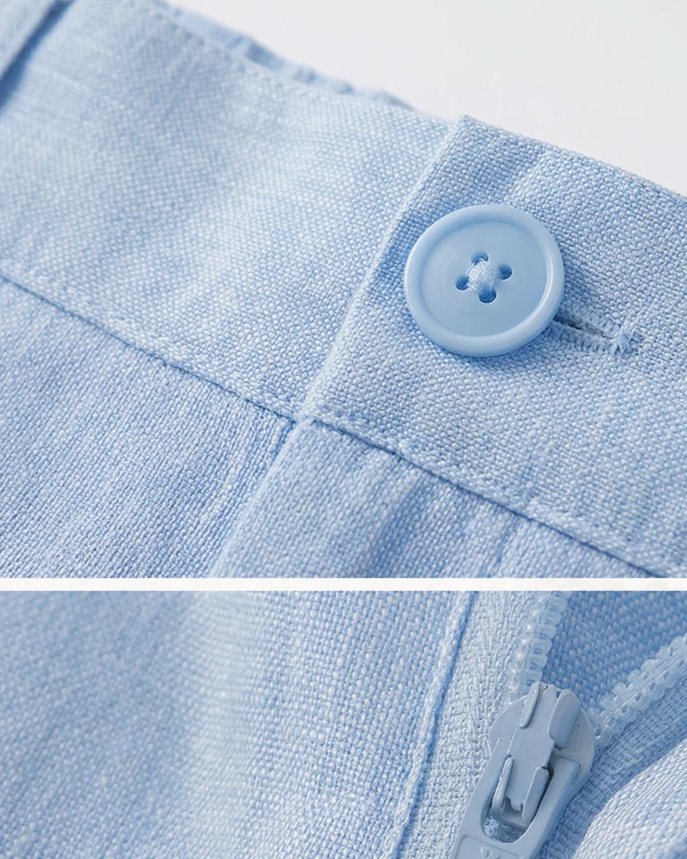 Marbella Linen Trousers –  Elastic Waist Relaxed Fit