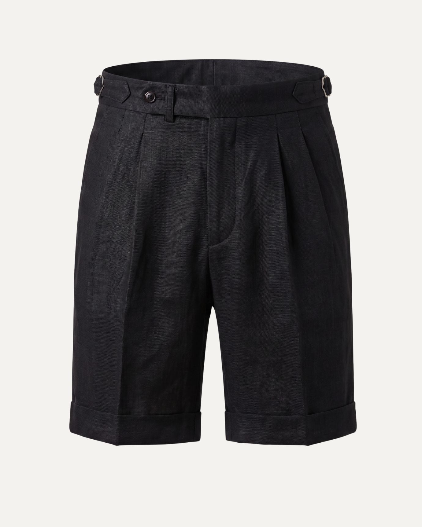 St Tropez Pleated Linen Shorts