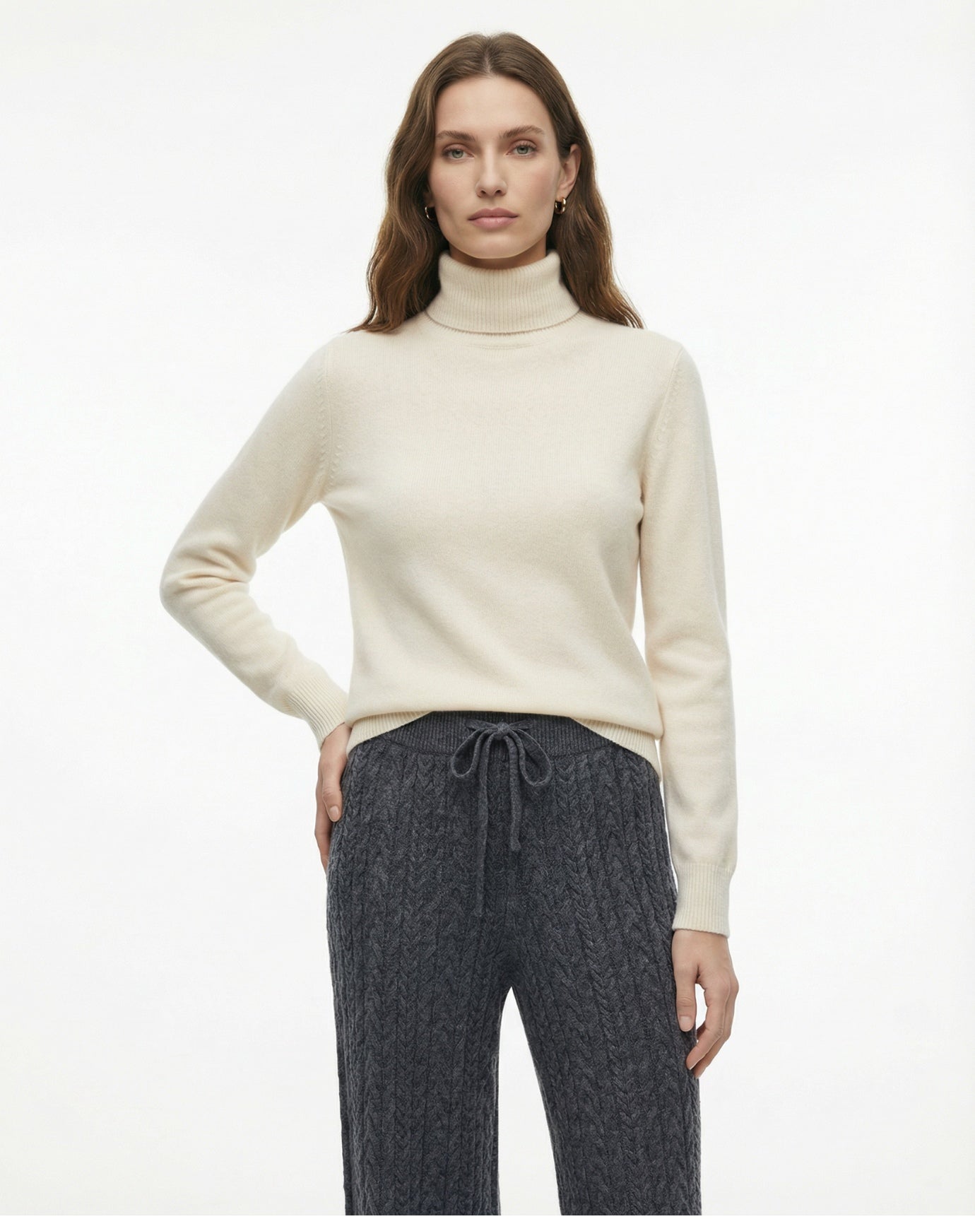 Thicked Wool Trousers Woman