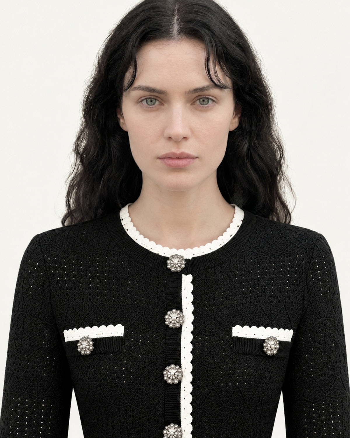 Celia Long-Sleeve Belted Cutout Dress