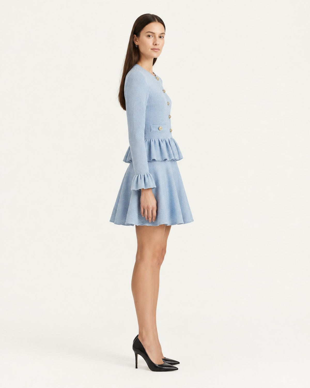 Kira Slim-Fit Shimmer Knit Dress