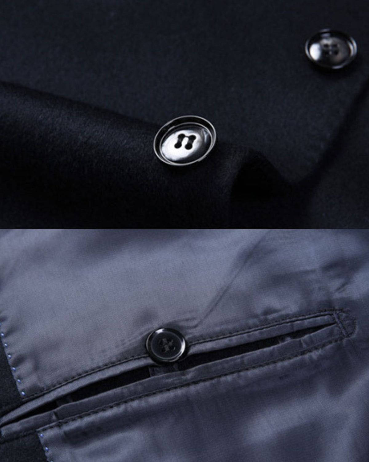 Berlin Notched Lapel Wool Overcoat