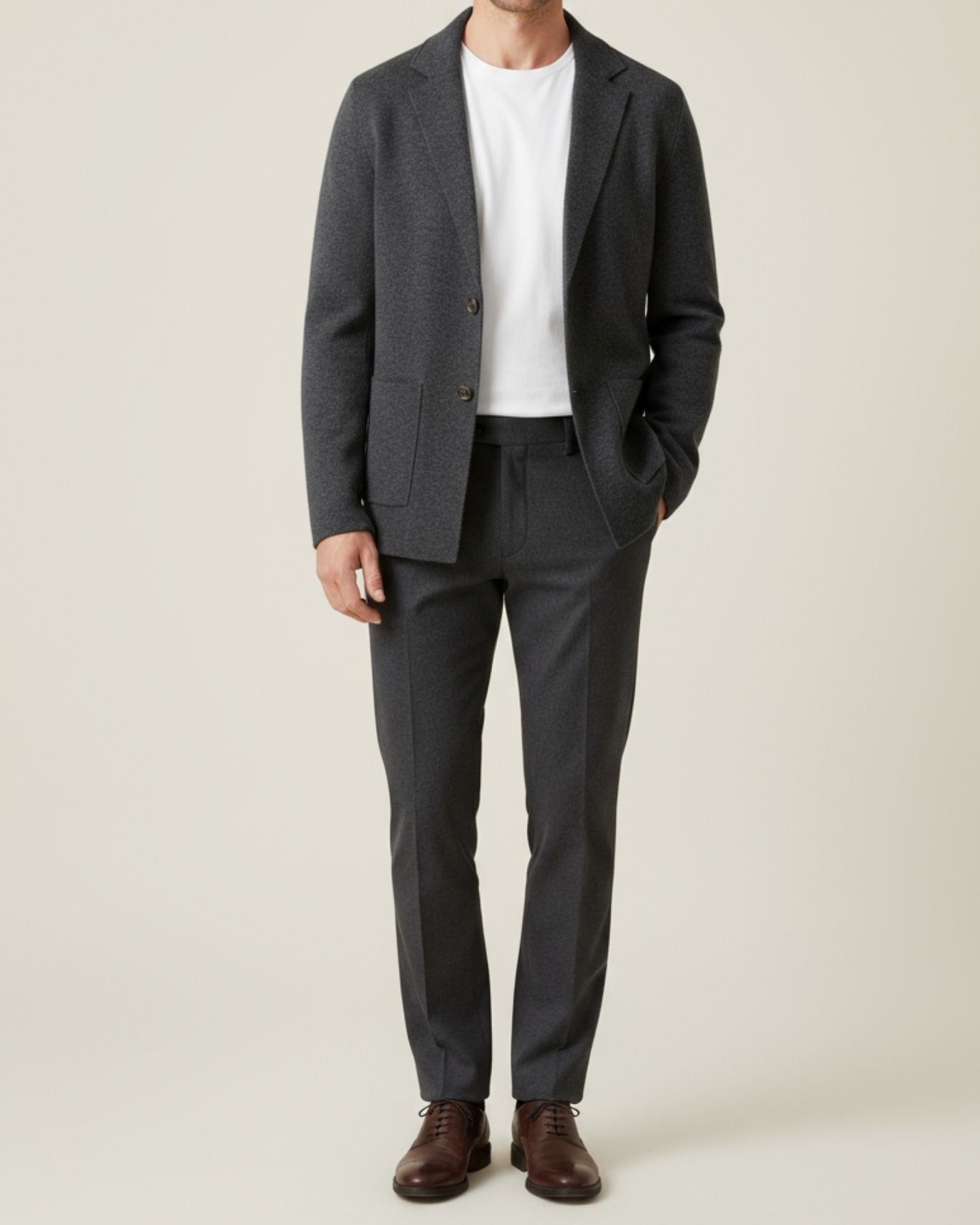 Lovau x Classy Wool & Cashmere Knitted Cardigan
