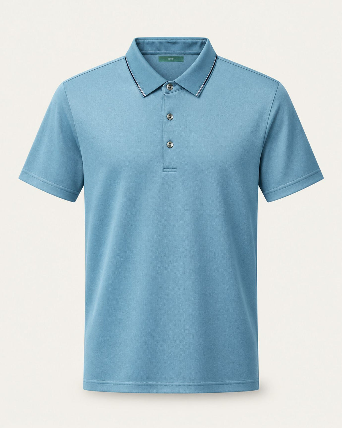 Lightweight Acetate Short-Sleeve Polo Shirt
