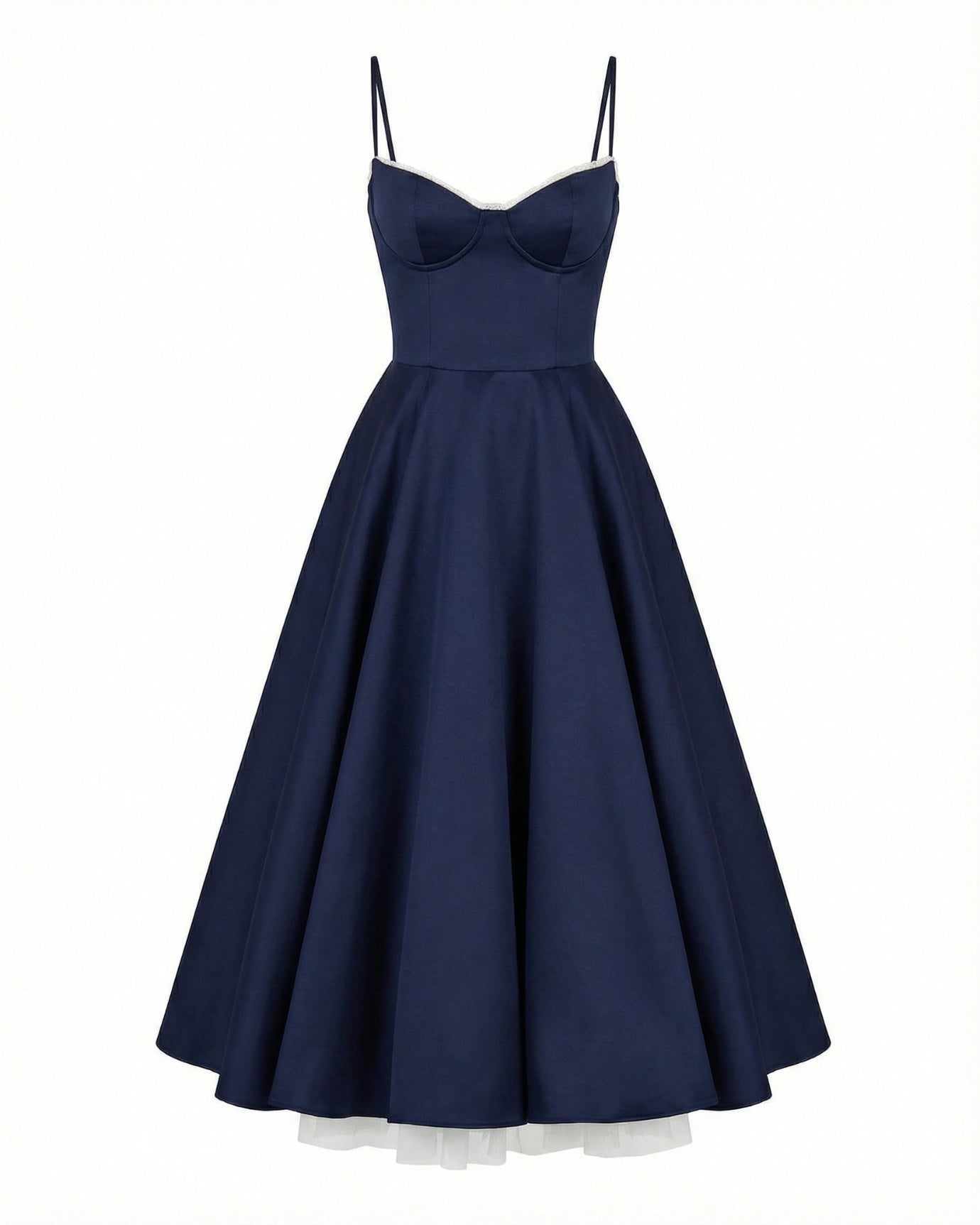 Giulia Midi Navy Blue Dress