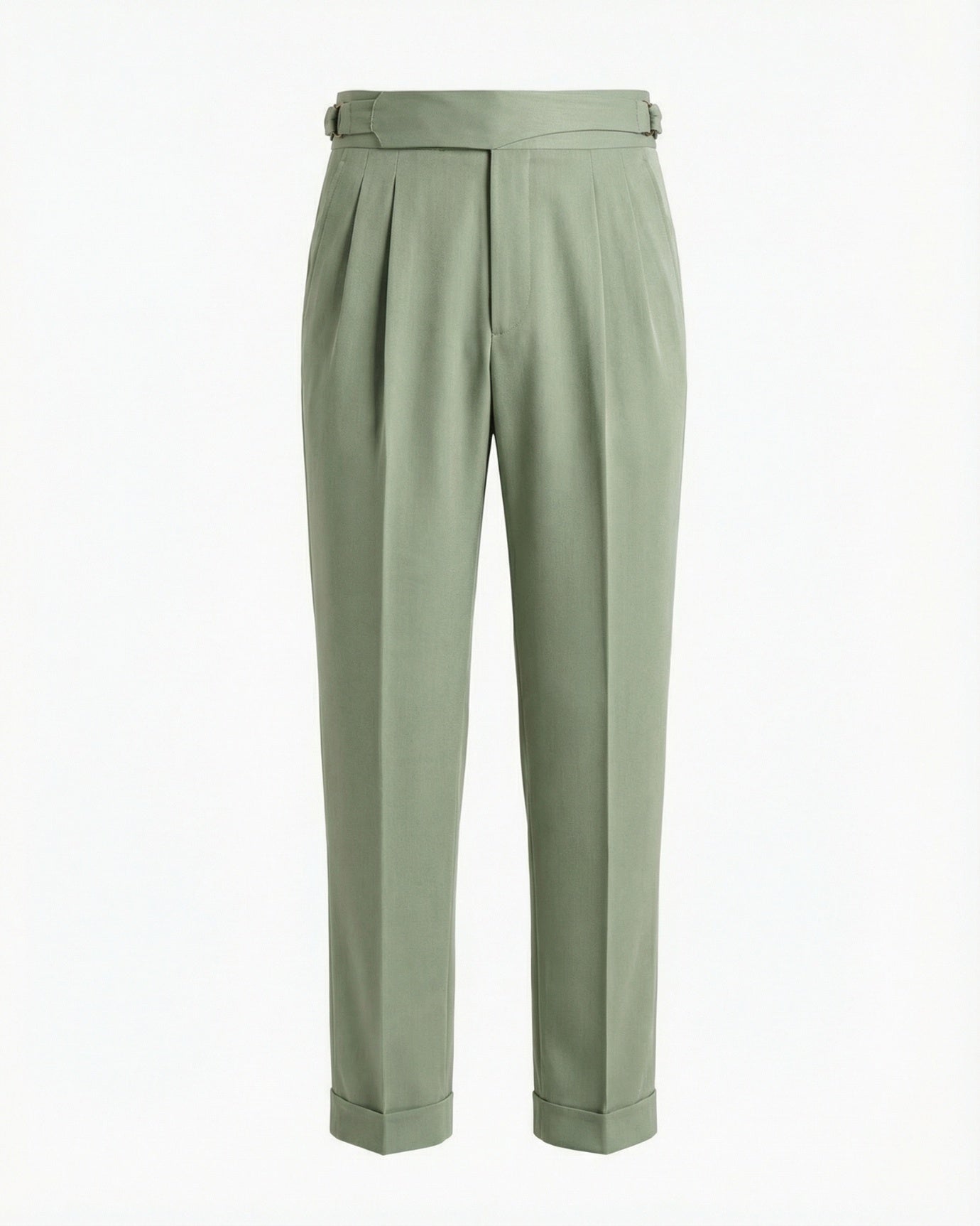 Retro British Trousers Naples High-Waist