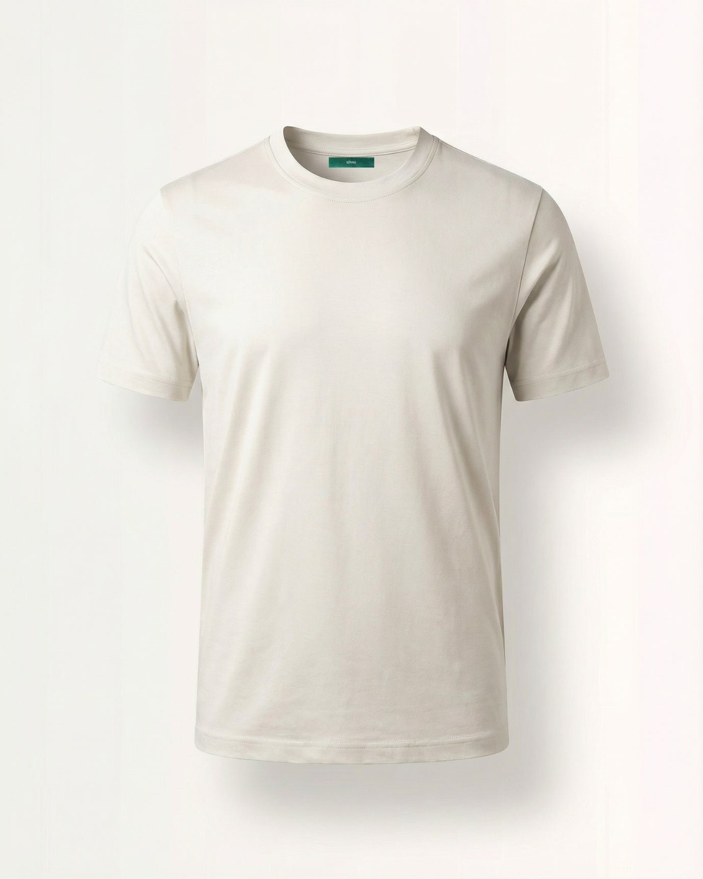 High End Mercerized Cotton Silky White T-Shirt