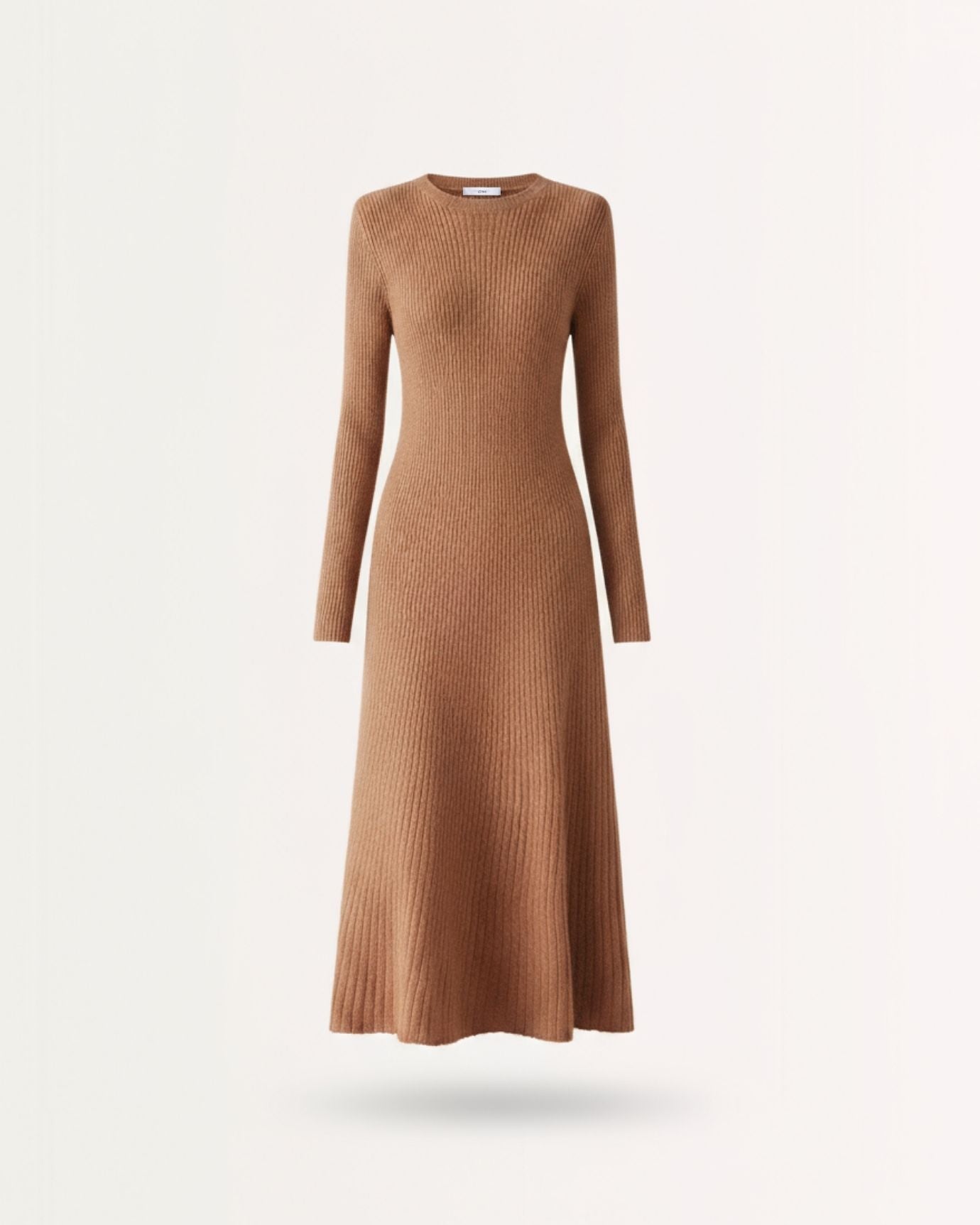 Woman Wool Dress Old Money Style