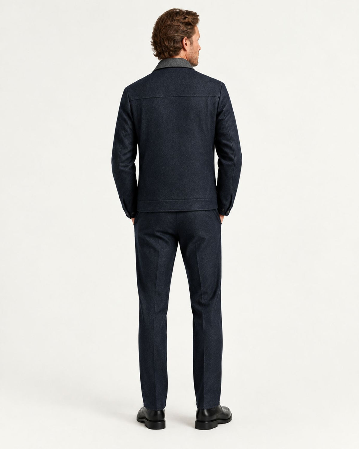 Boston Short Double-Faced Wool Jacket