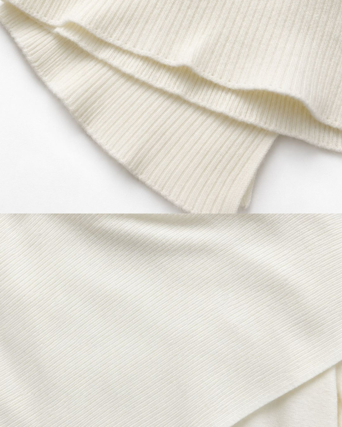 Mina Asymmetrical Draped Knit Shawl Top