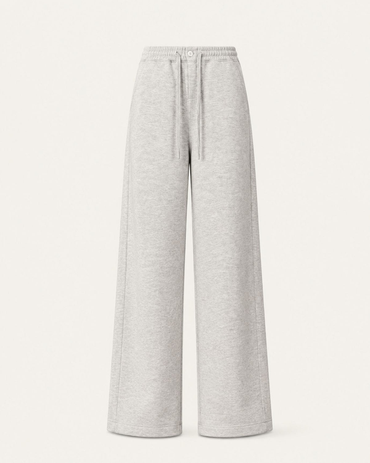High-Waisted Drapey Star Print Straight Pants