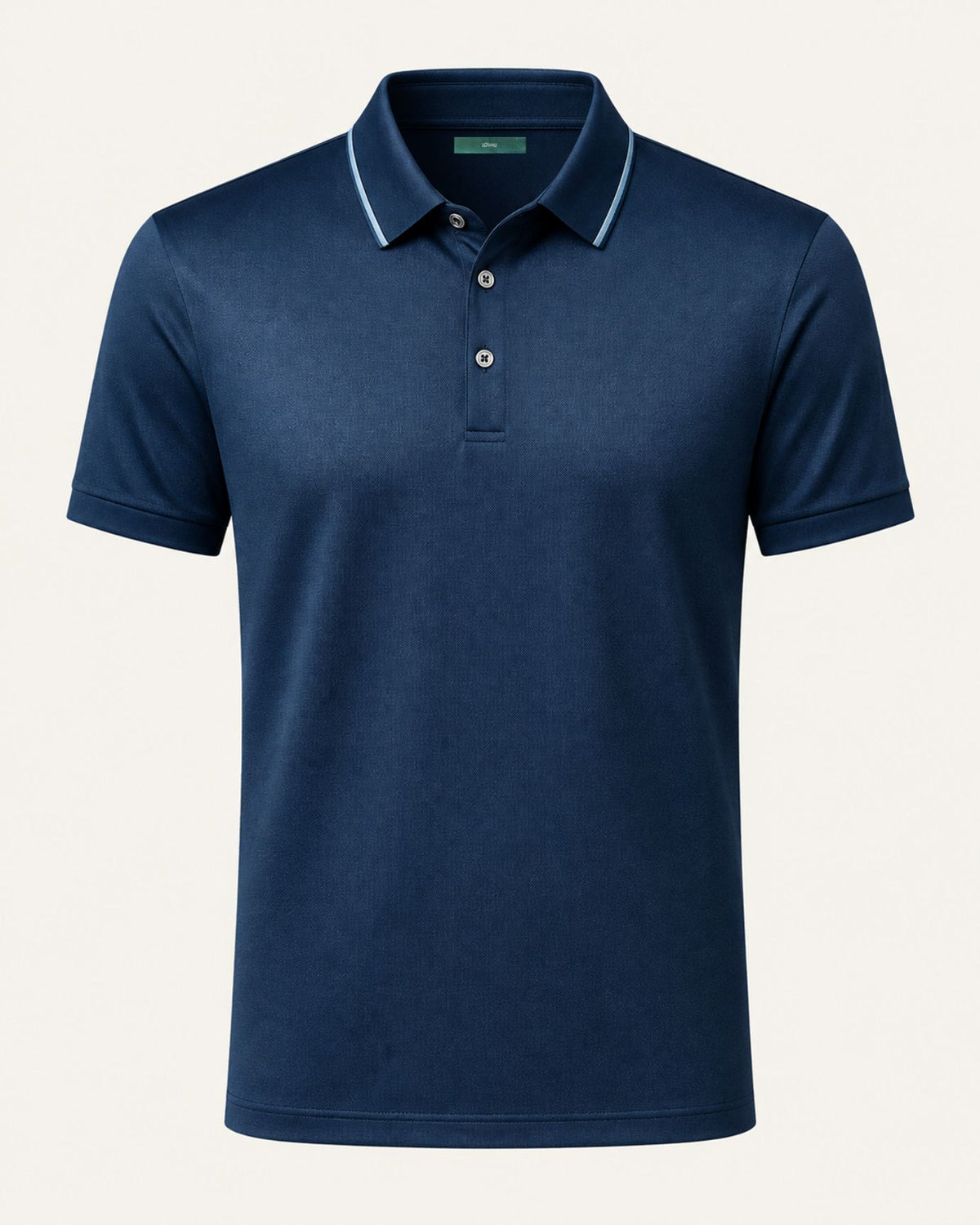 Lightweight Acetate Short-Sleeve Polo Shirt