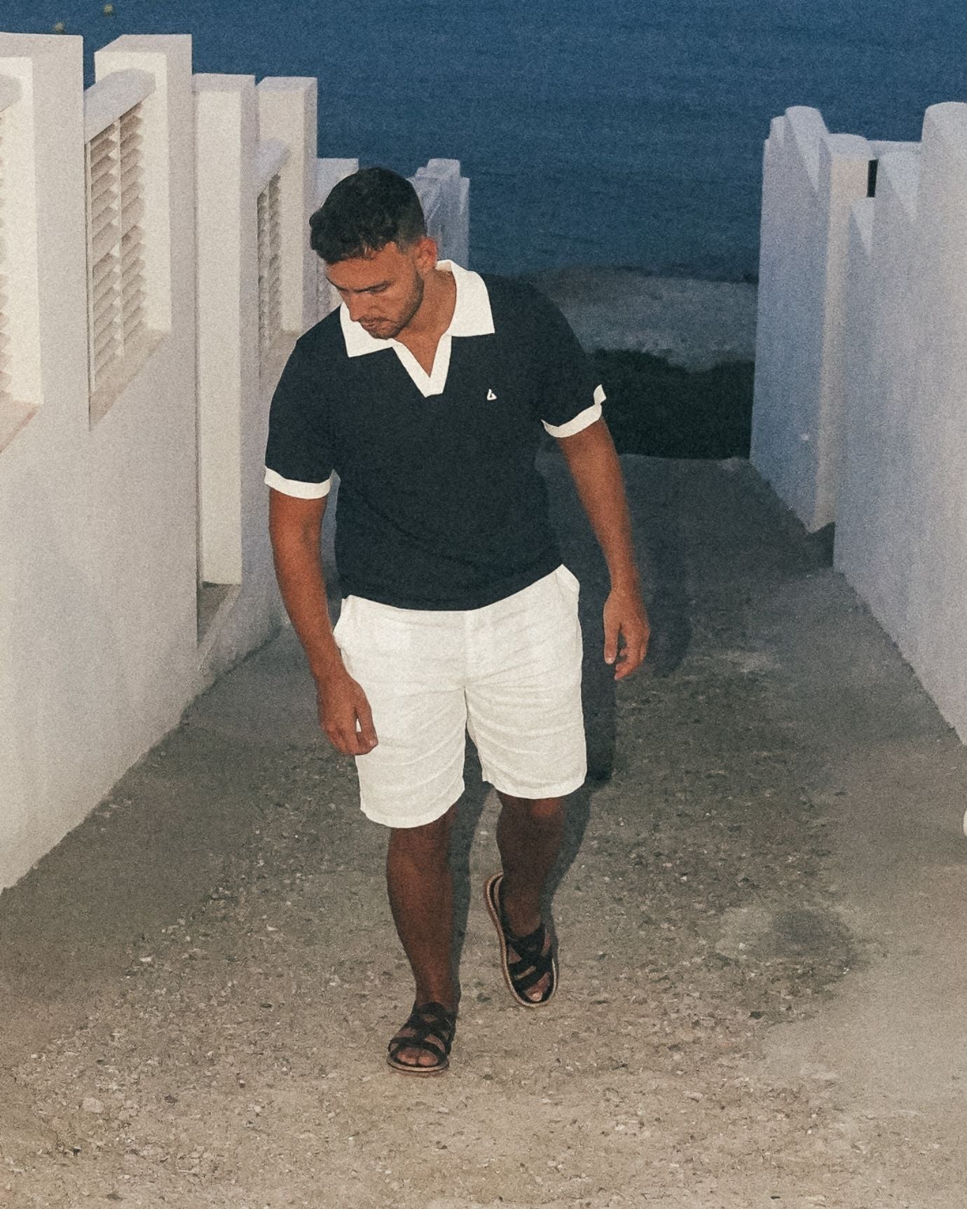 Old Money Poloshirt Marineblau