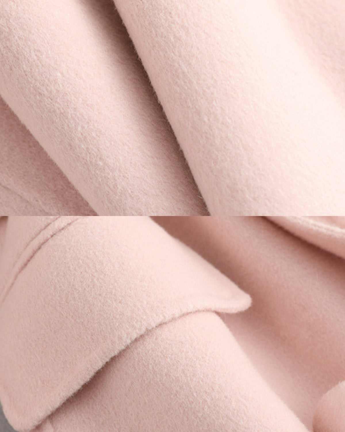 Hamptons Fox Fur Collar Embellished Wool Cashmere Coat