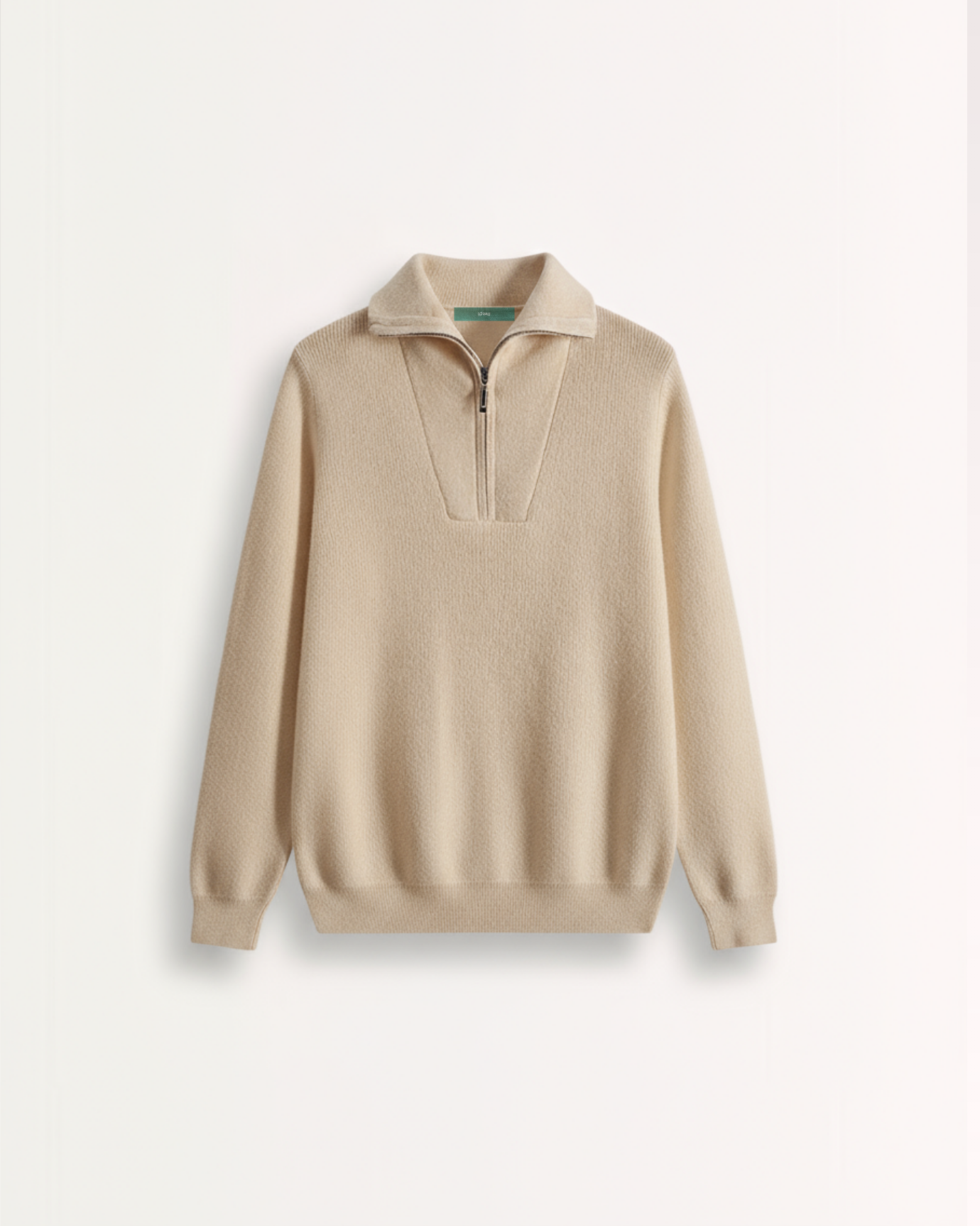 Cashmere Sweater Zipper Thickened