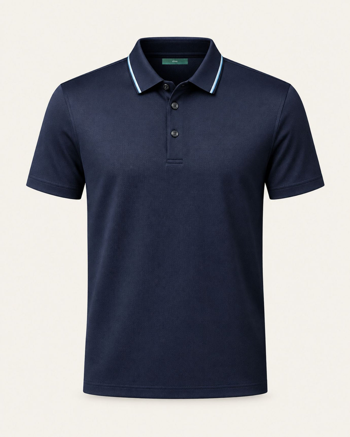 Lightweight Acetate Short-Sleeve Polo Shirt