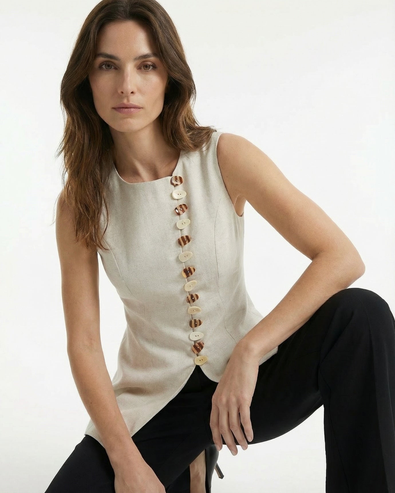 Mezcla de lino y albaricoque Blest