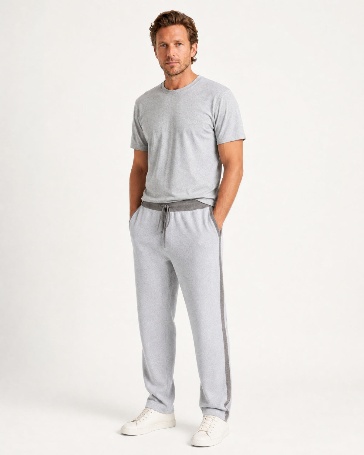 High-End Thick Cashmere Elastic Waist Comfort