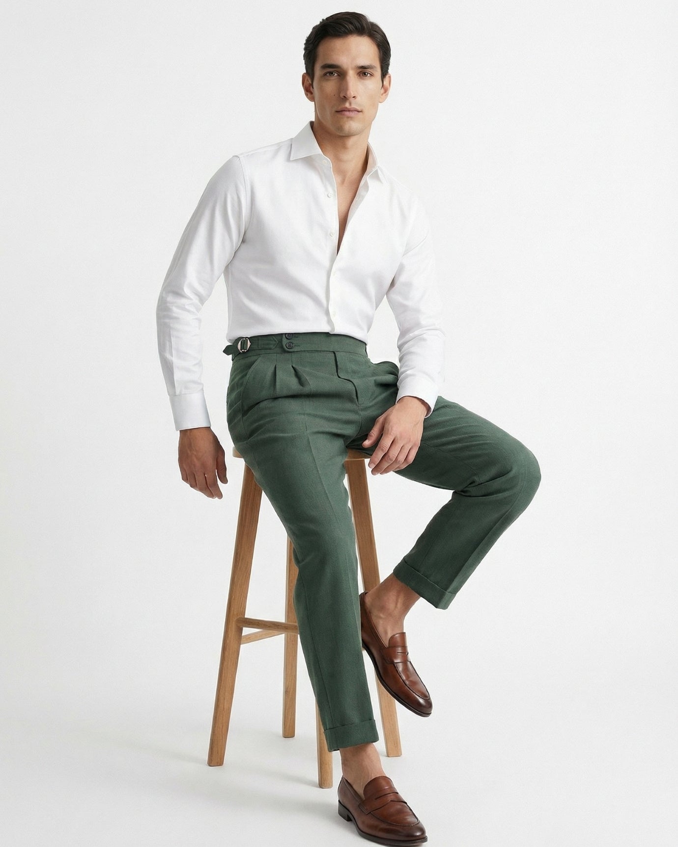 Marbella Trousers Double Pleat Naples