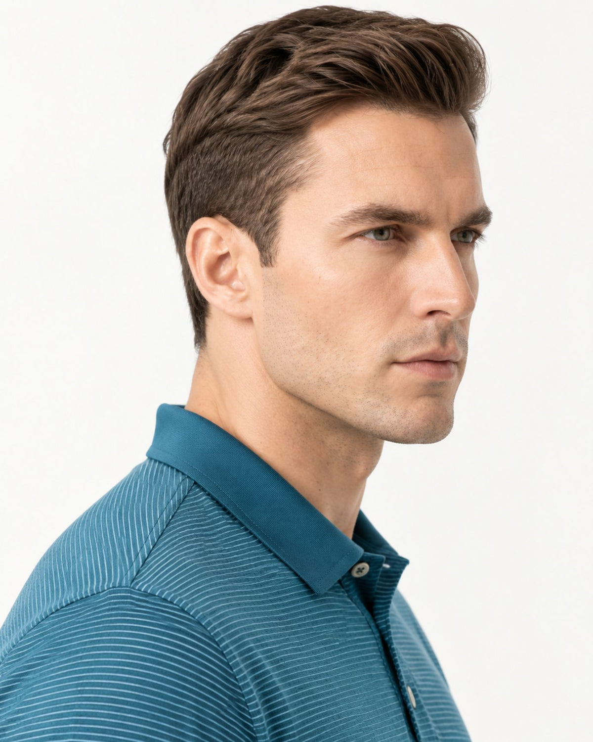 Relaxed-Fit Striped Acetate Polo Shirt