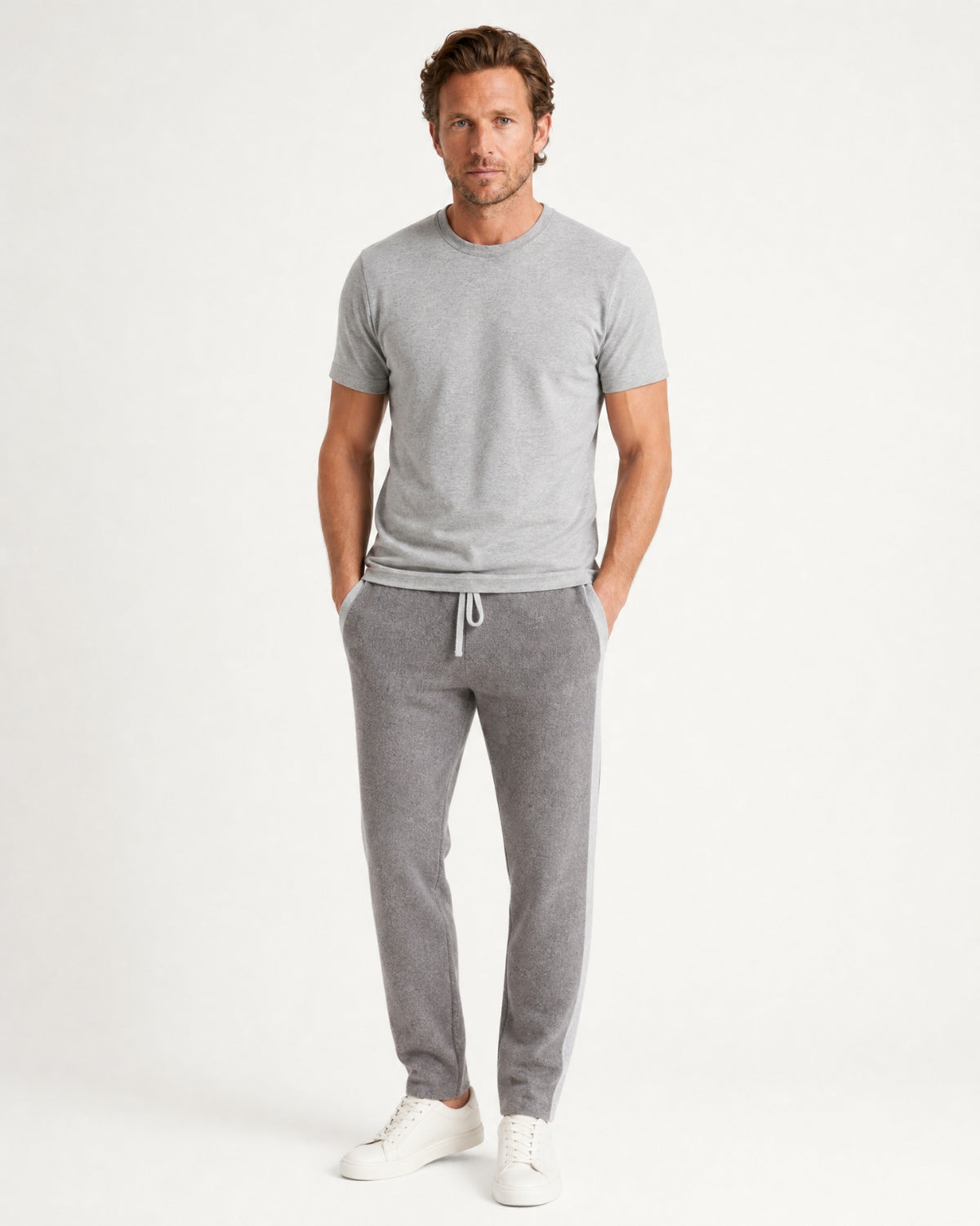 High-End Thick Cashmere Elastic Waist Comfort