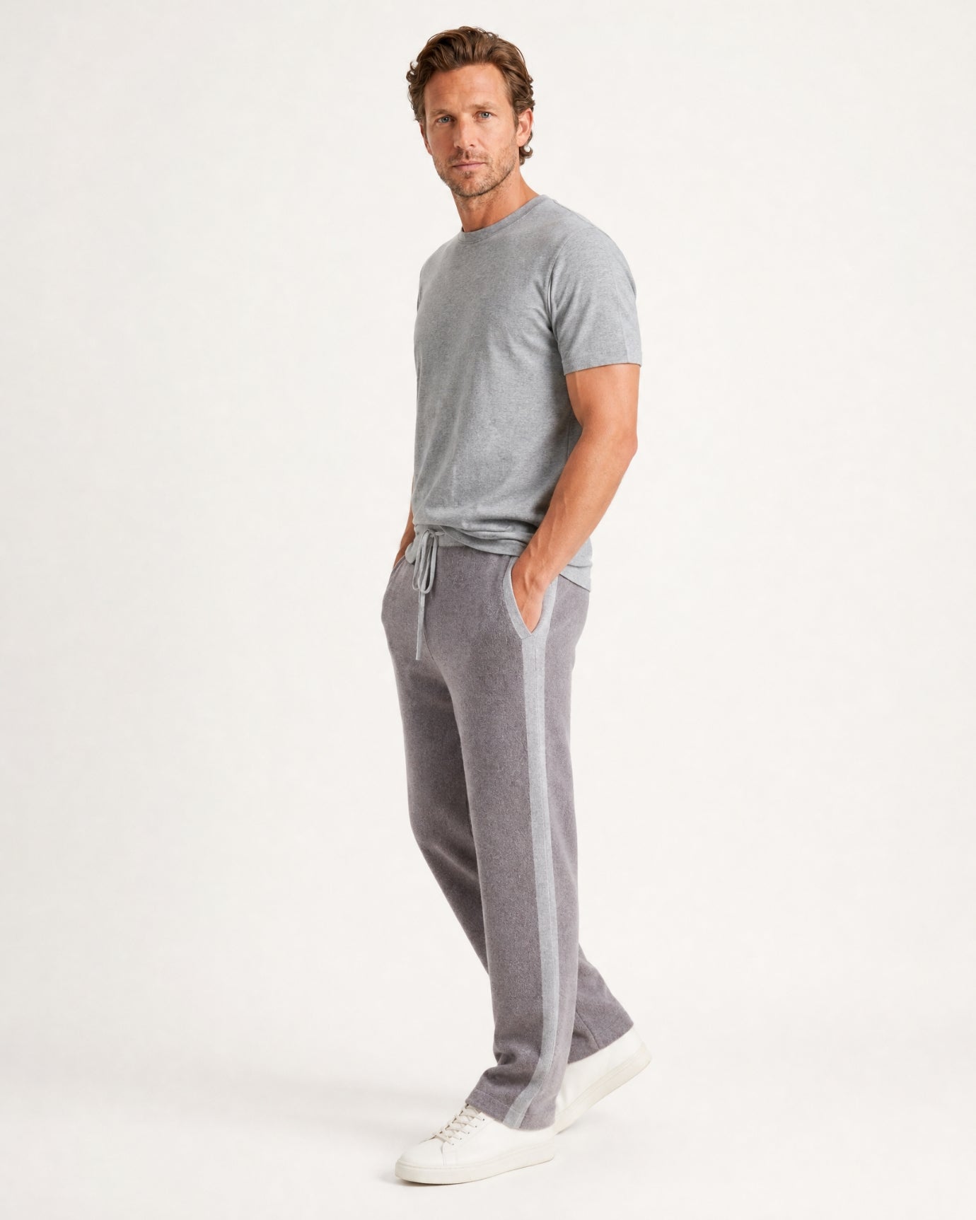 High-End Thick Cashmere Elastic Waist Comfort