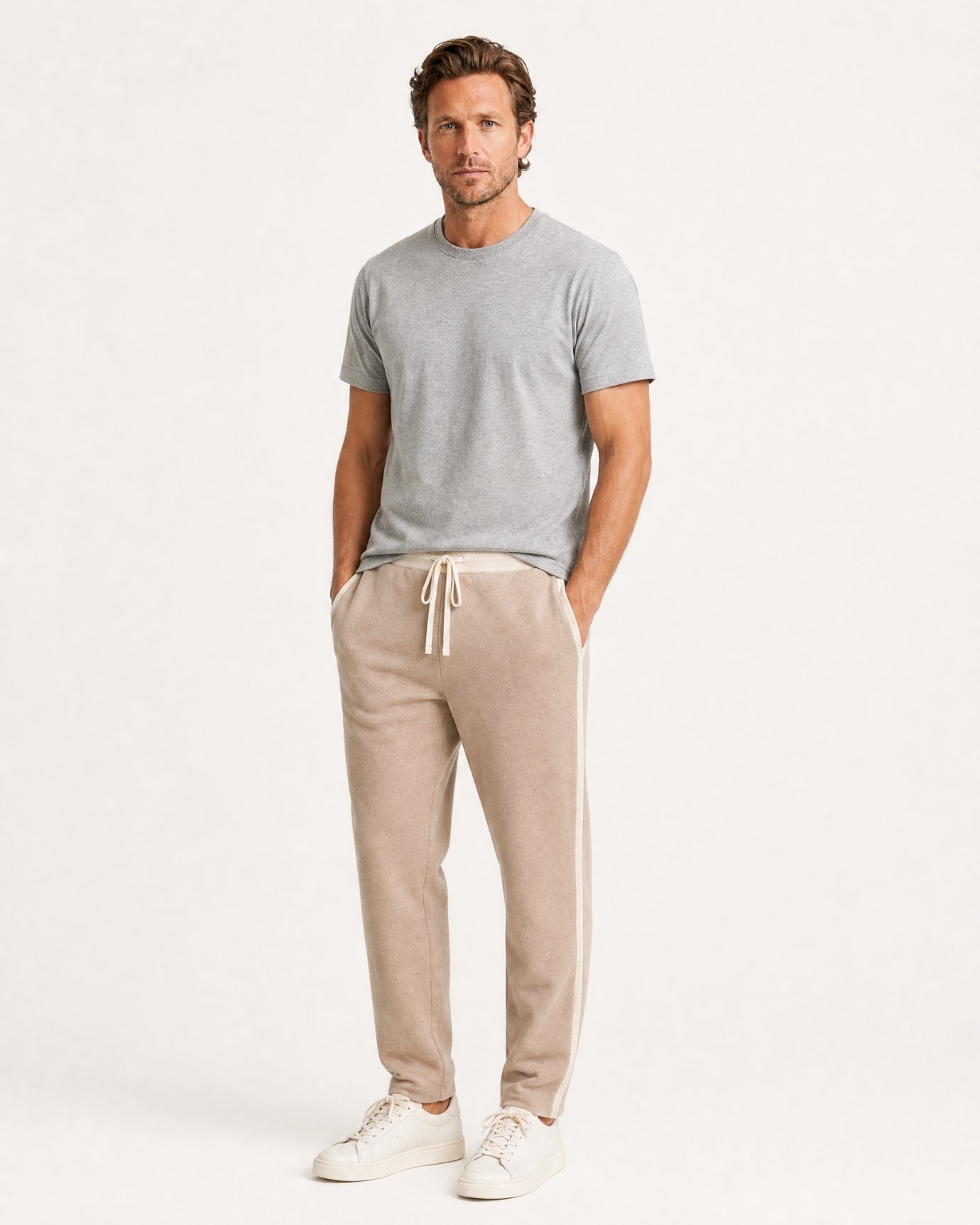 High-End Thick Cashmere Elastic Waist Comfort