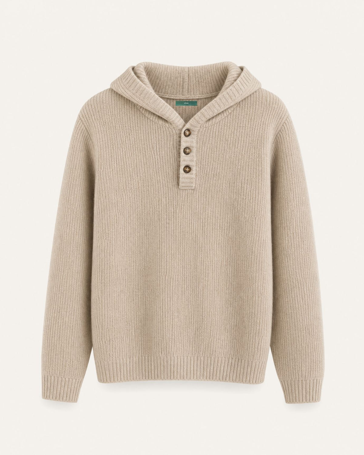 Relaxed Fit Cashmere Hooded Sweater