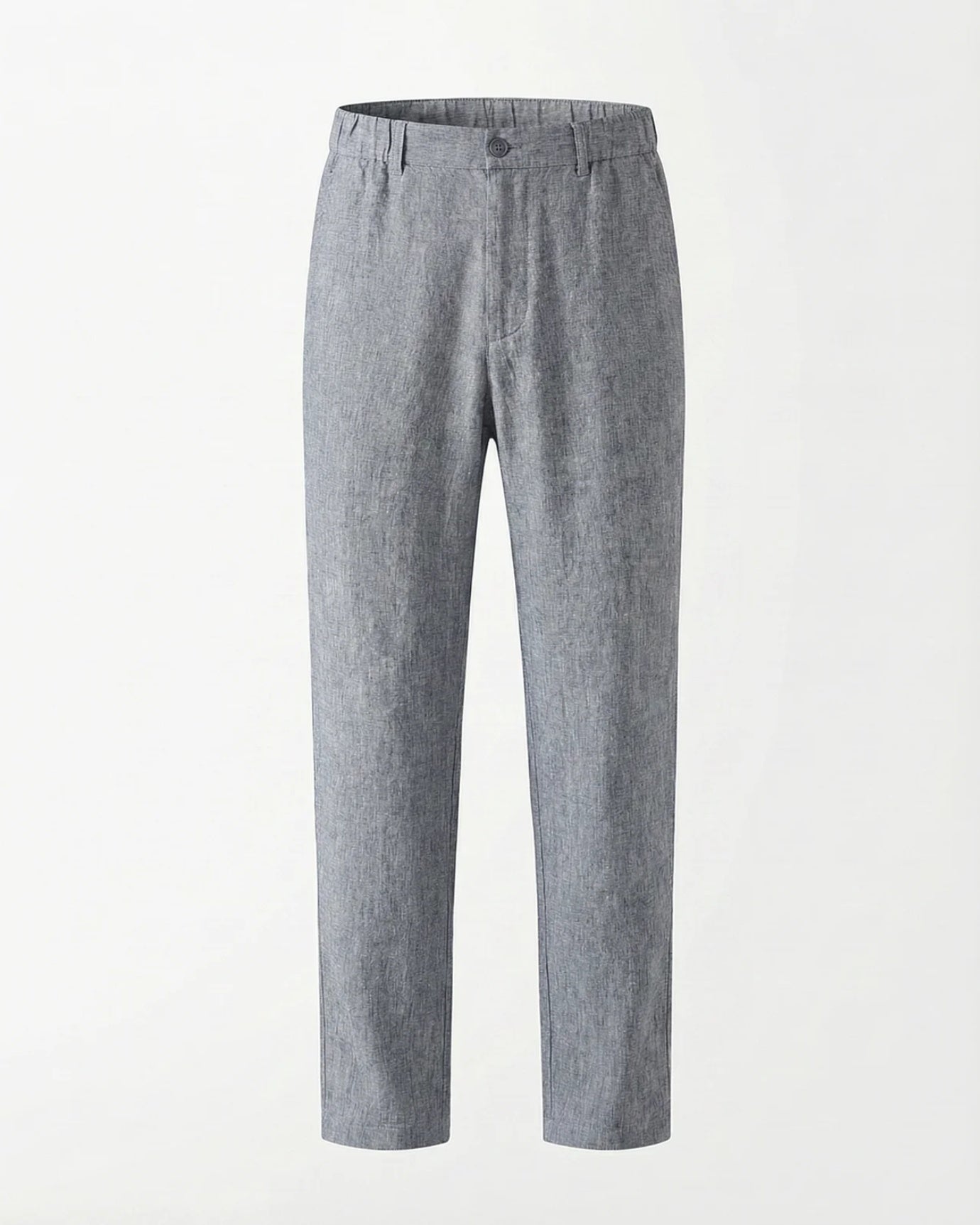 Marbella Linen Trousers –  Elastic Waist Relaxed Fit
