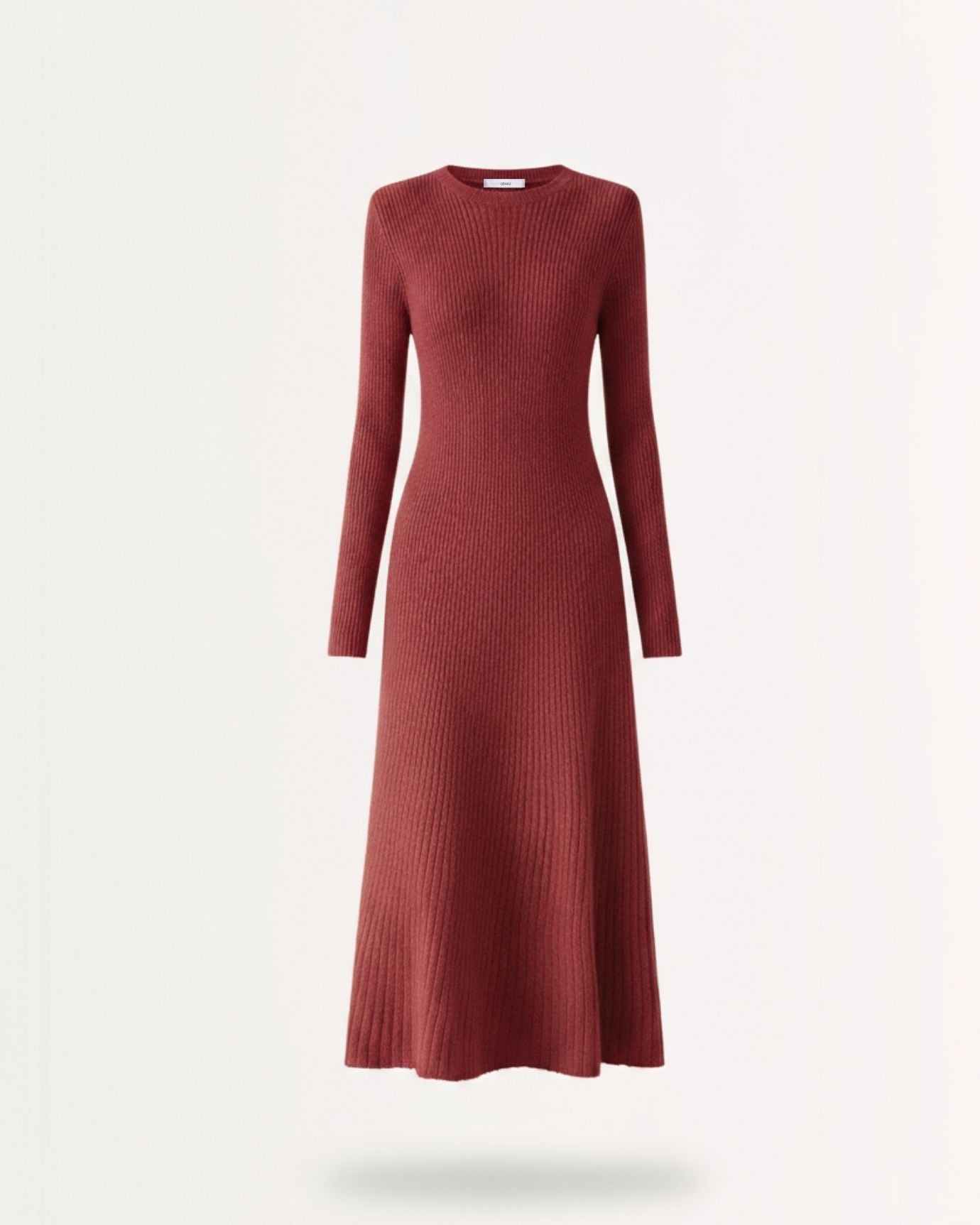 Woman Wool Dress Old Money Style
