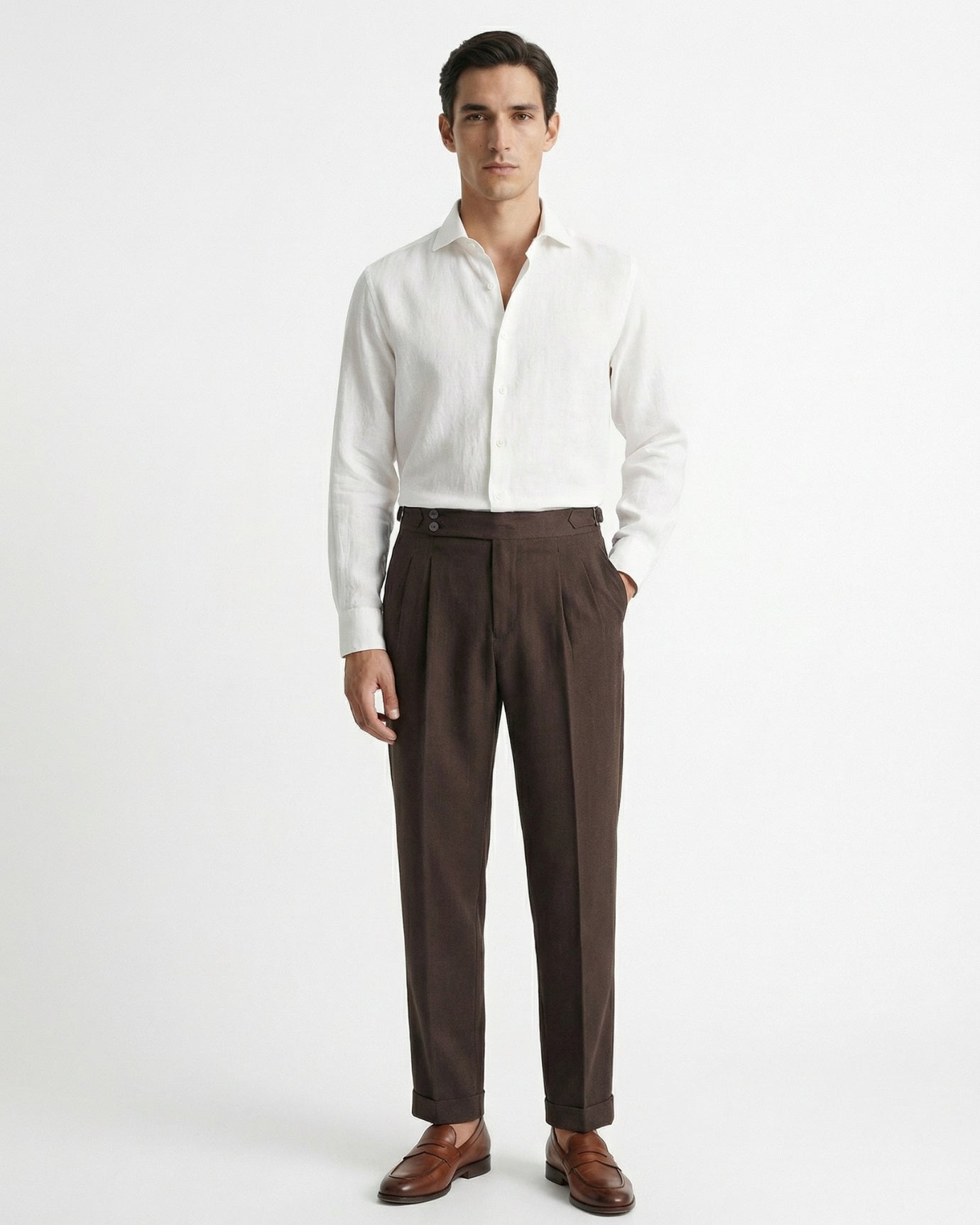 Marbella Trousers Double Pleat Naples