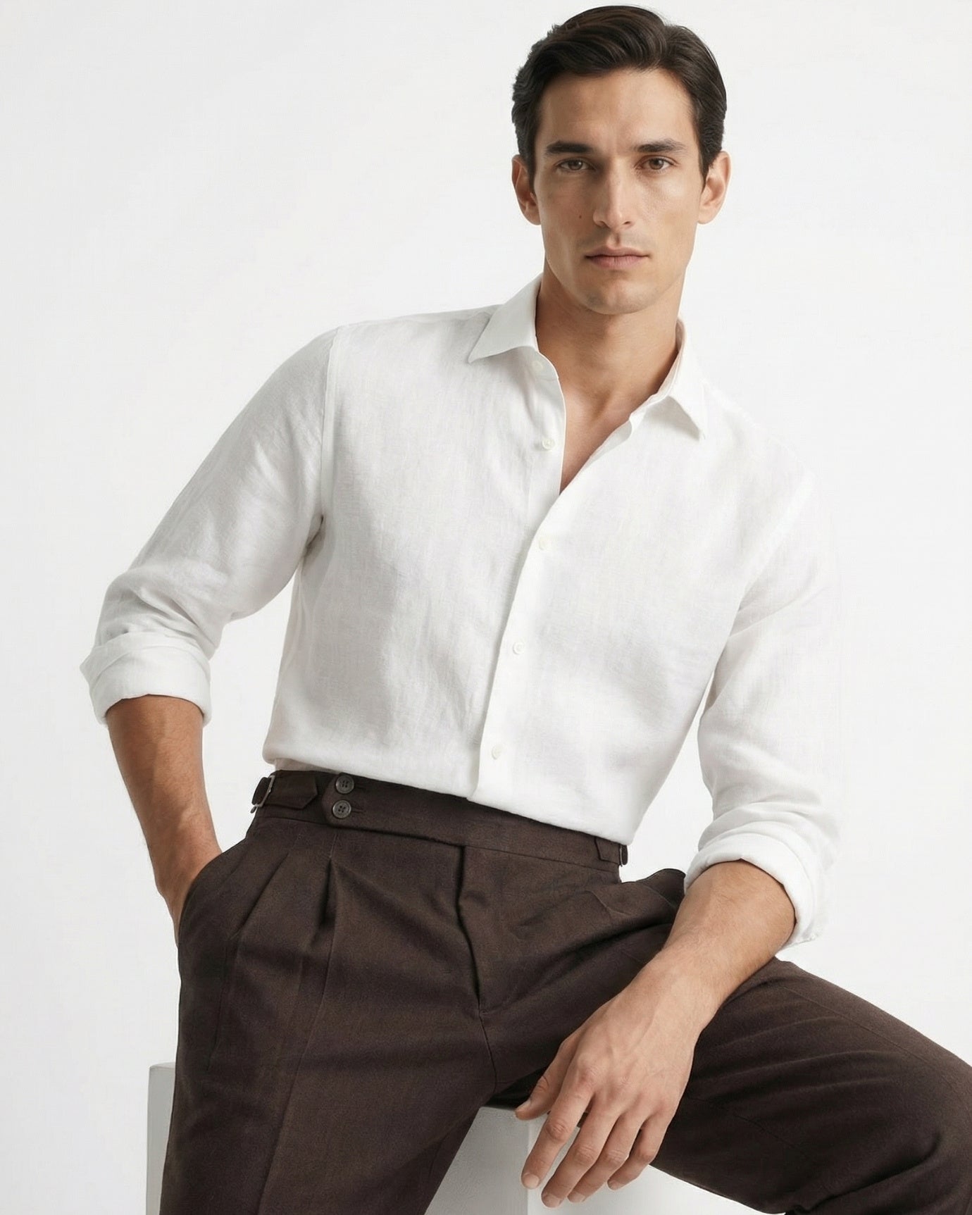 Marbella Trousers Double Pleat Naples