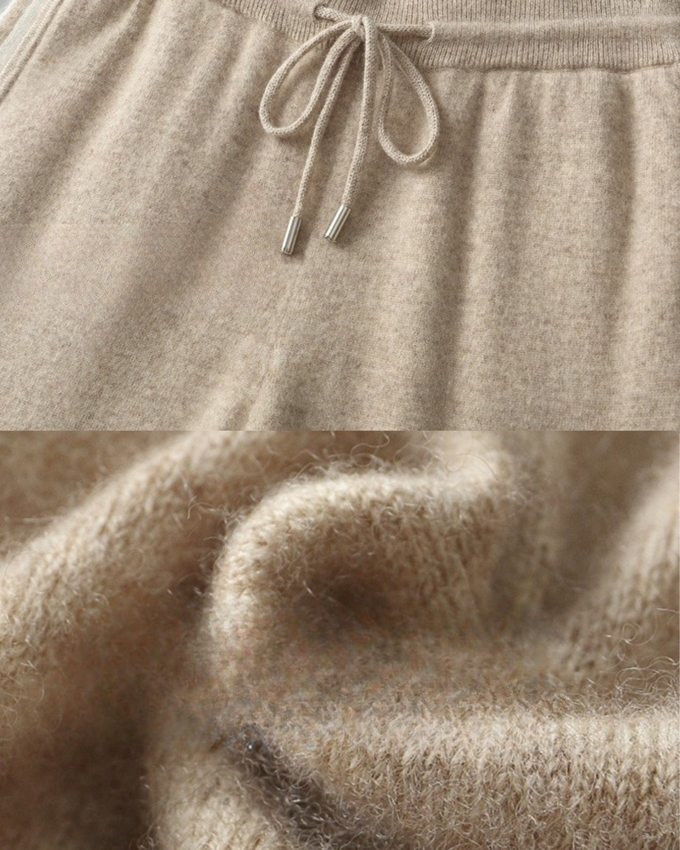 Boston Cashmere Wool Jacquard Straight Pants