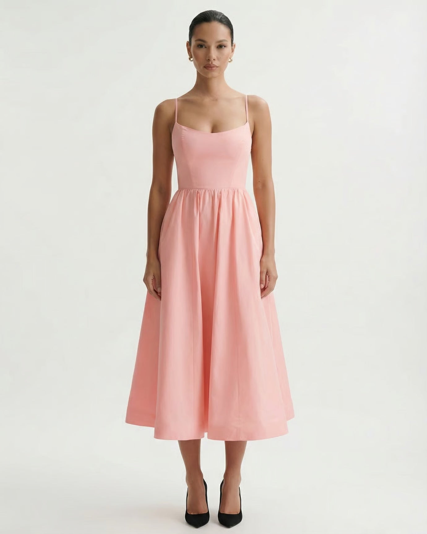 Mira Border Pink Dress