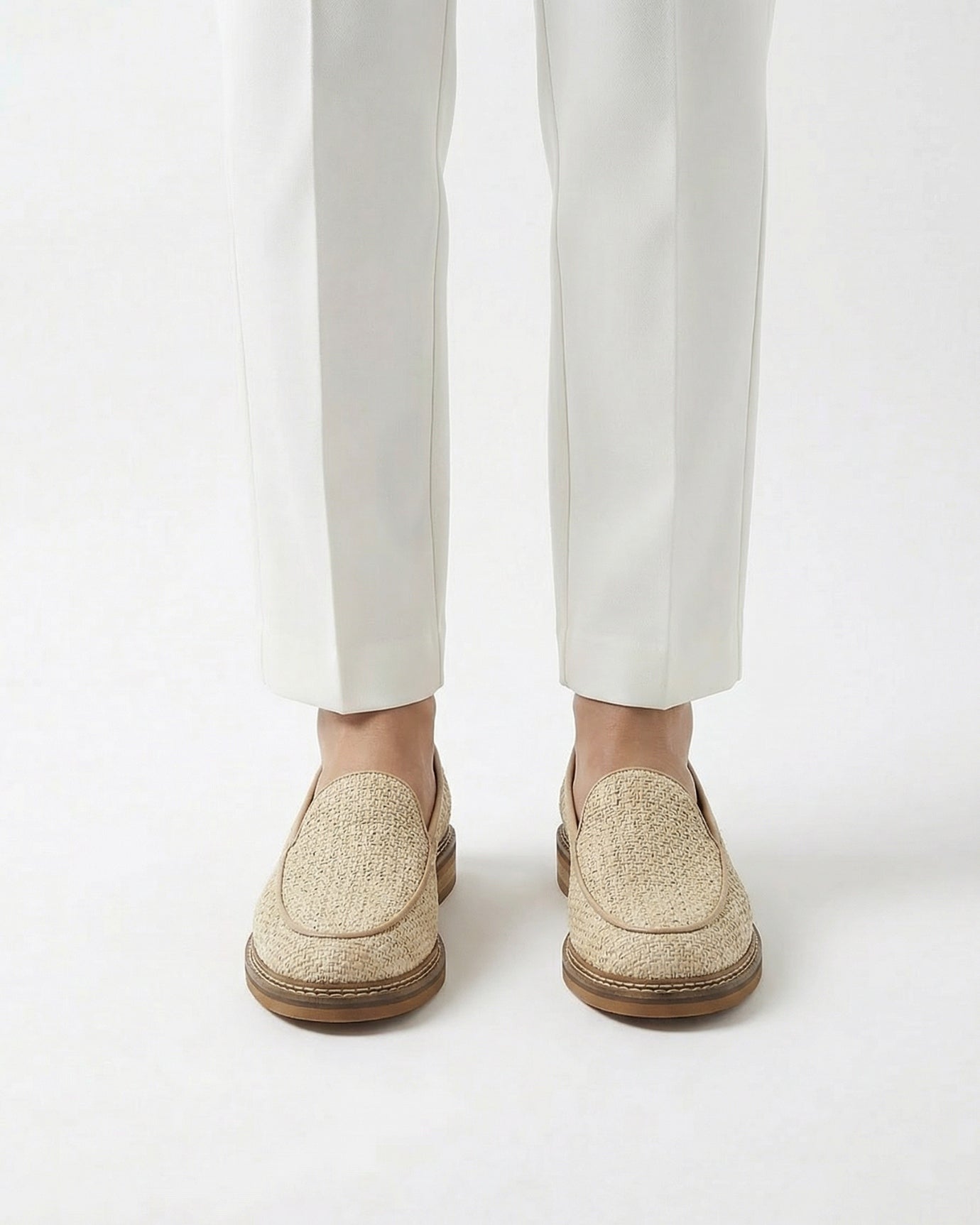 Milano Apricot Loafers Genuine Leather Classic