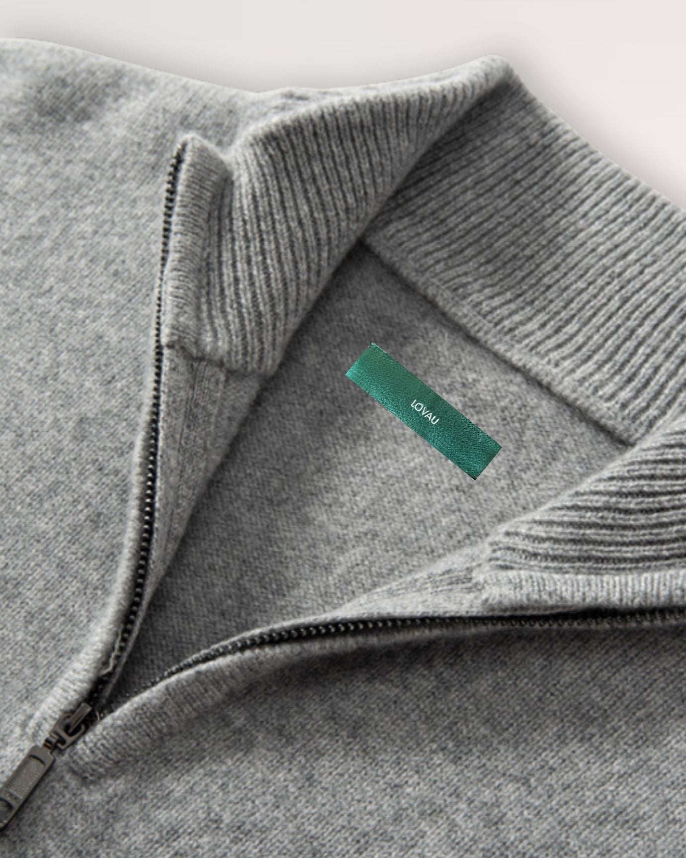 Madrid Cashmere Zip Sweater