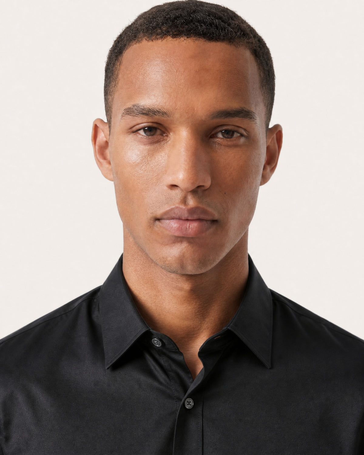Hign-End Mulberry Silk Long-Sleeve Jacquard Shirt