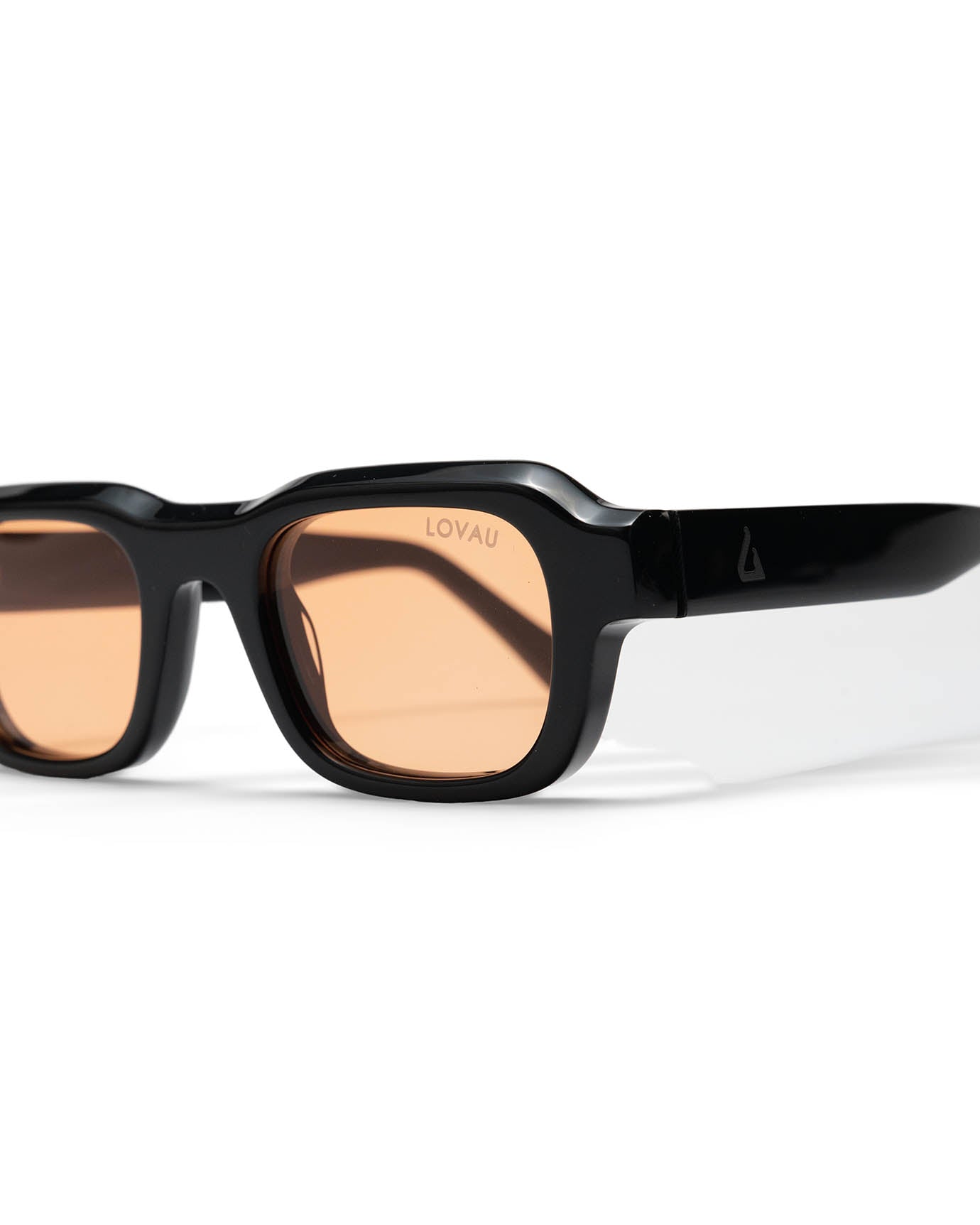 Black Aviator Light Orange Lense Sunglasses – Limited Edition