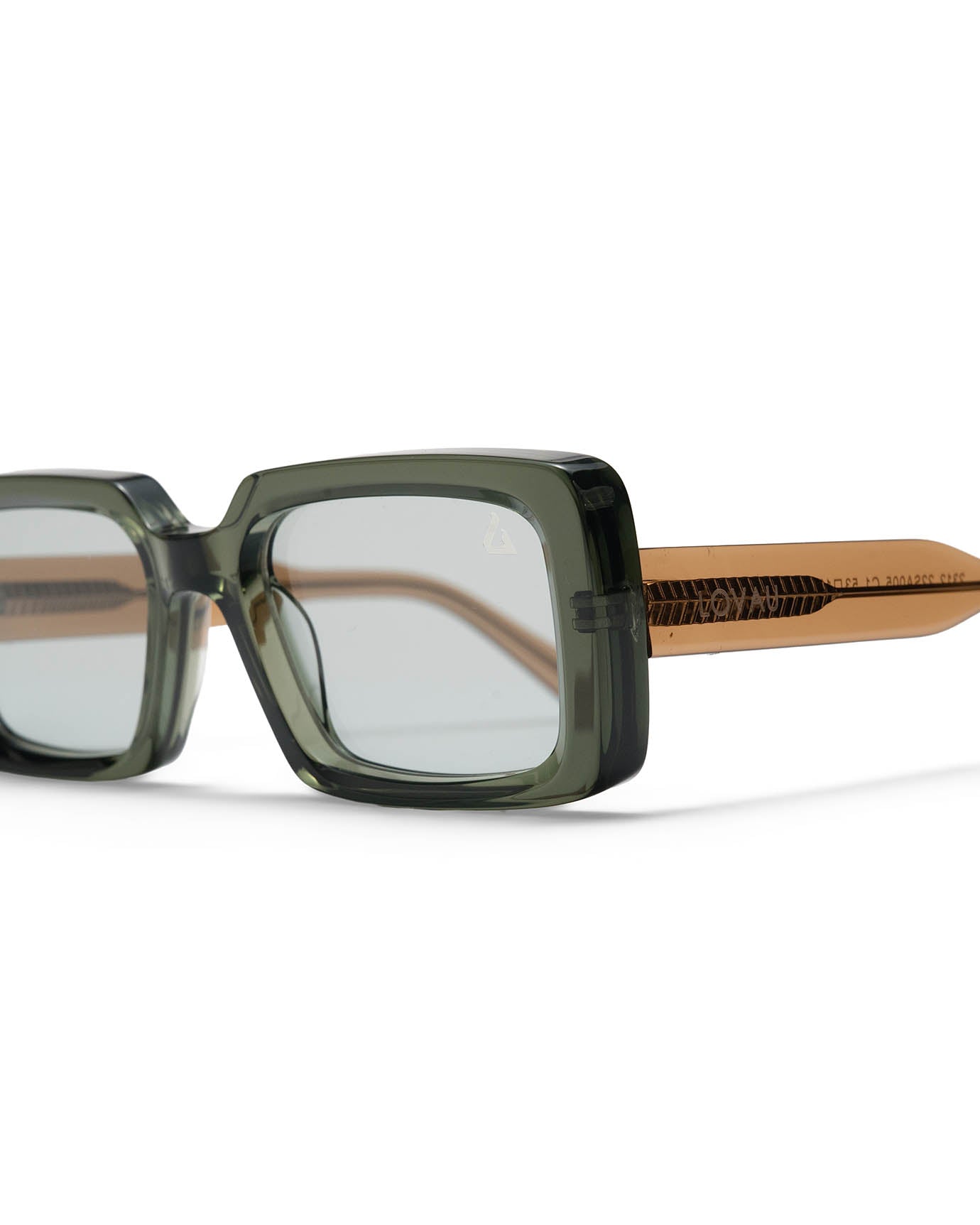 V8 Green Geometric Sunglasses