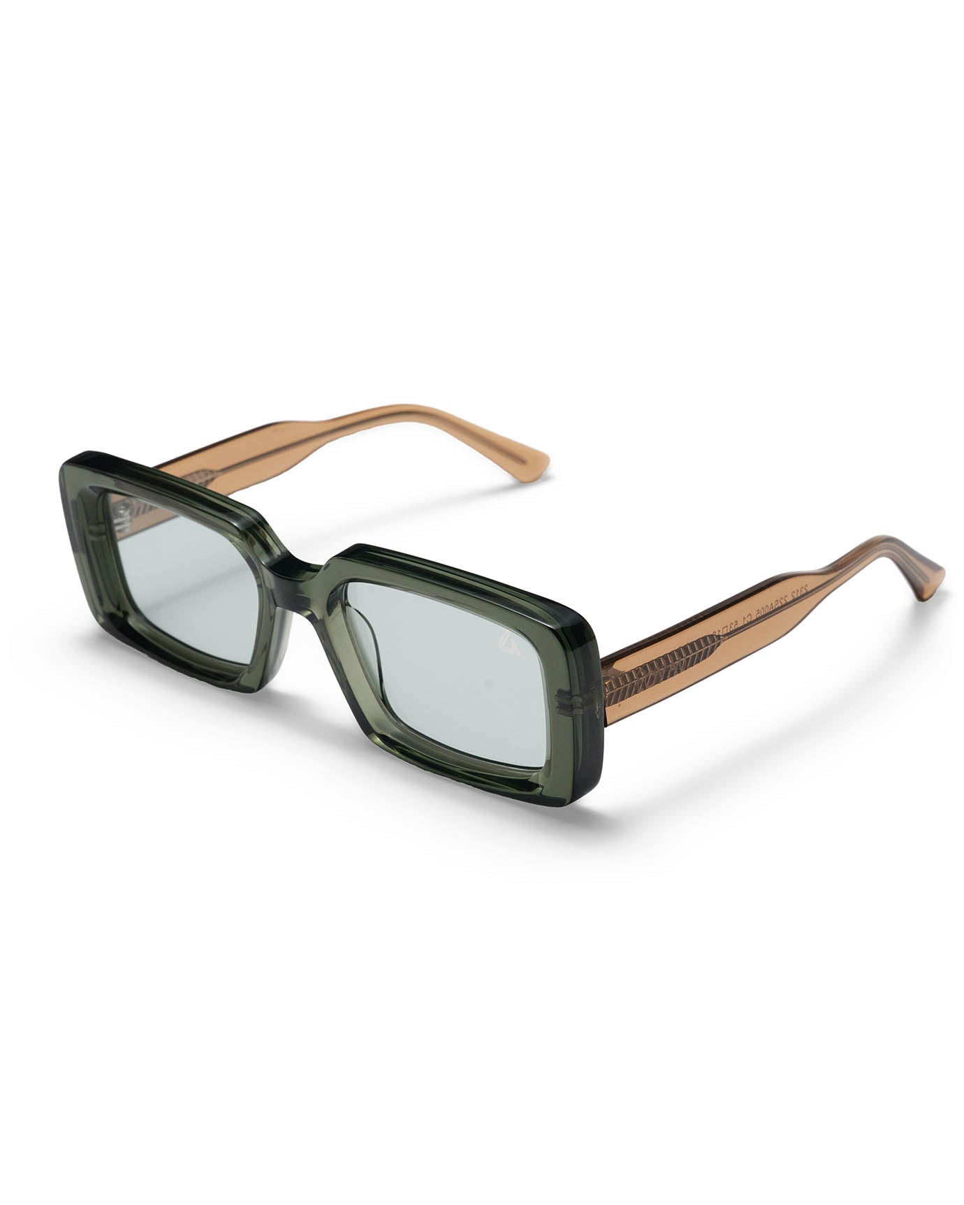 V8 Green Geometric Sunglasses